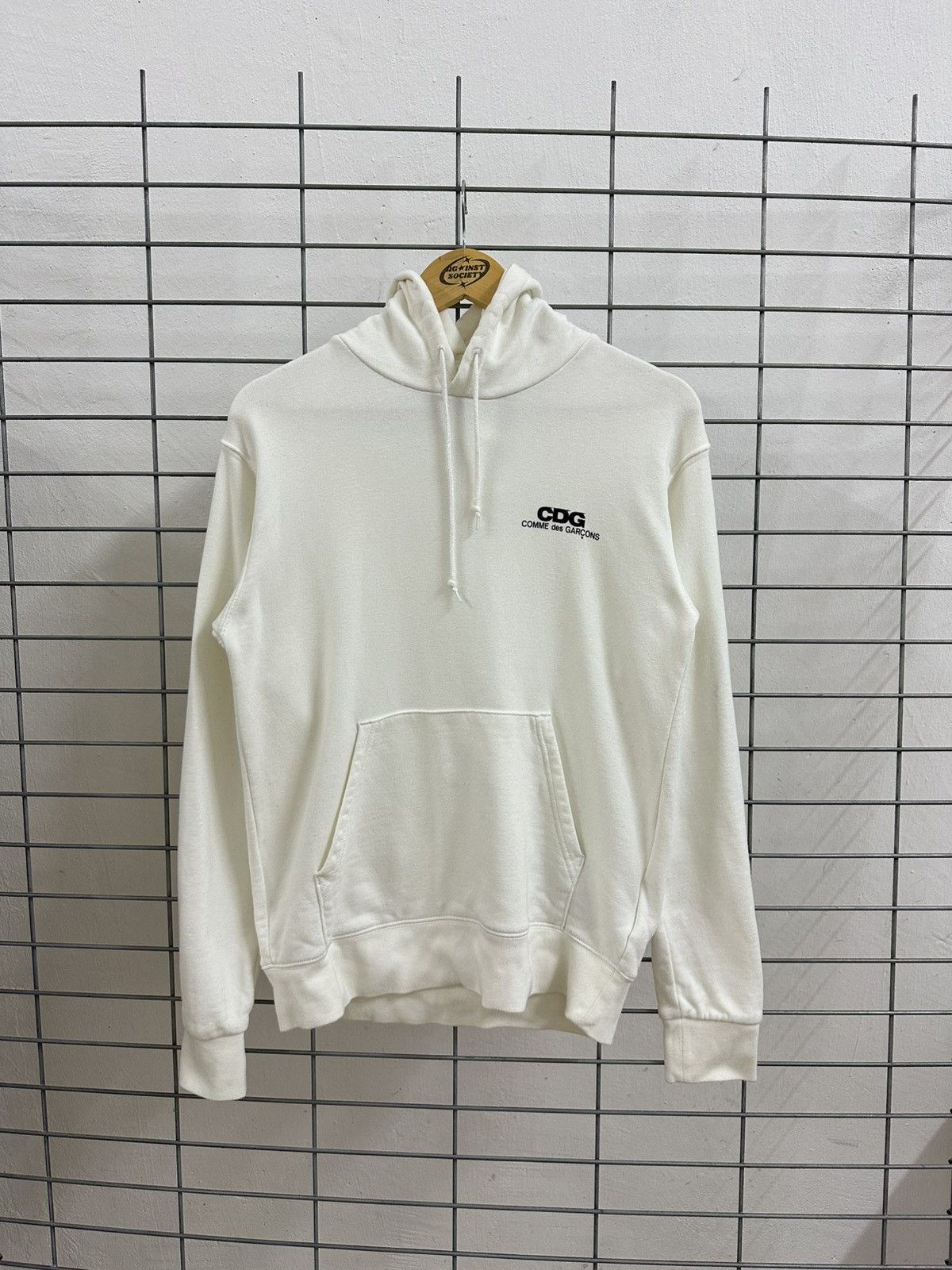 CDG by Comme des Garcons CDG Comme des Garcons AD2019 White Hoodie Size US M / EU 48-50 / 2 - 1 Thumbnail