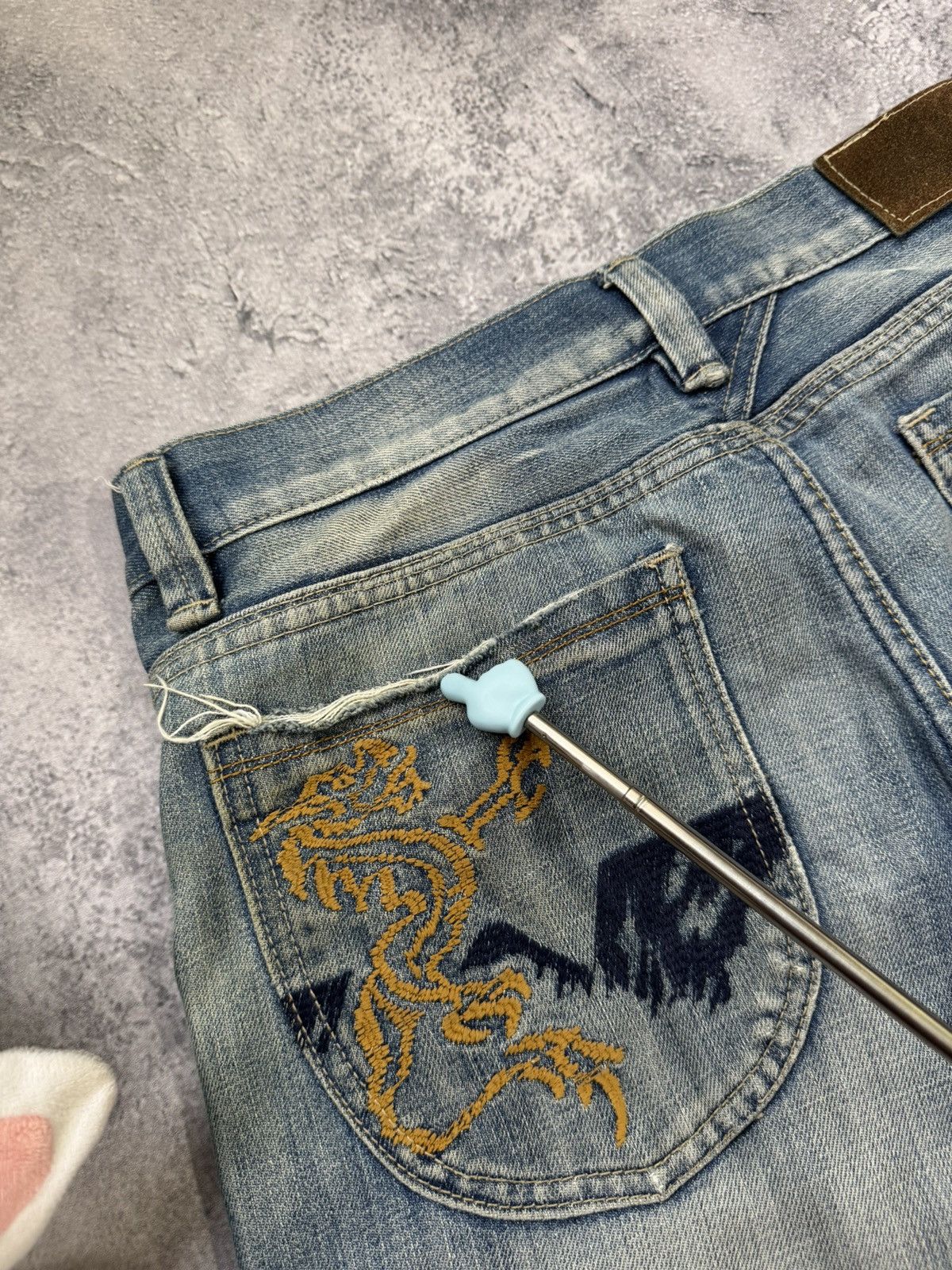 Diesel Vintage Diesel jeans Big Logo Size US 30 / EU 46 - 4 Thumbnail