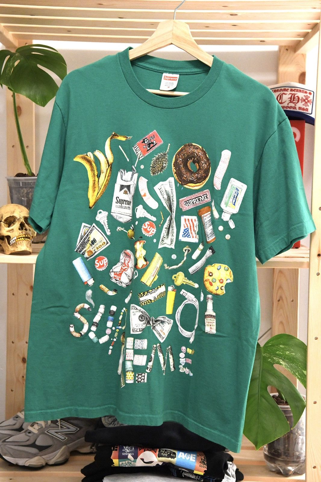 Supreme Supreme Trash Tee Size M Color Green 🟢 Size US M / EU 48-50 / 2 - 1 Thumbnail