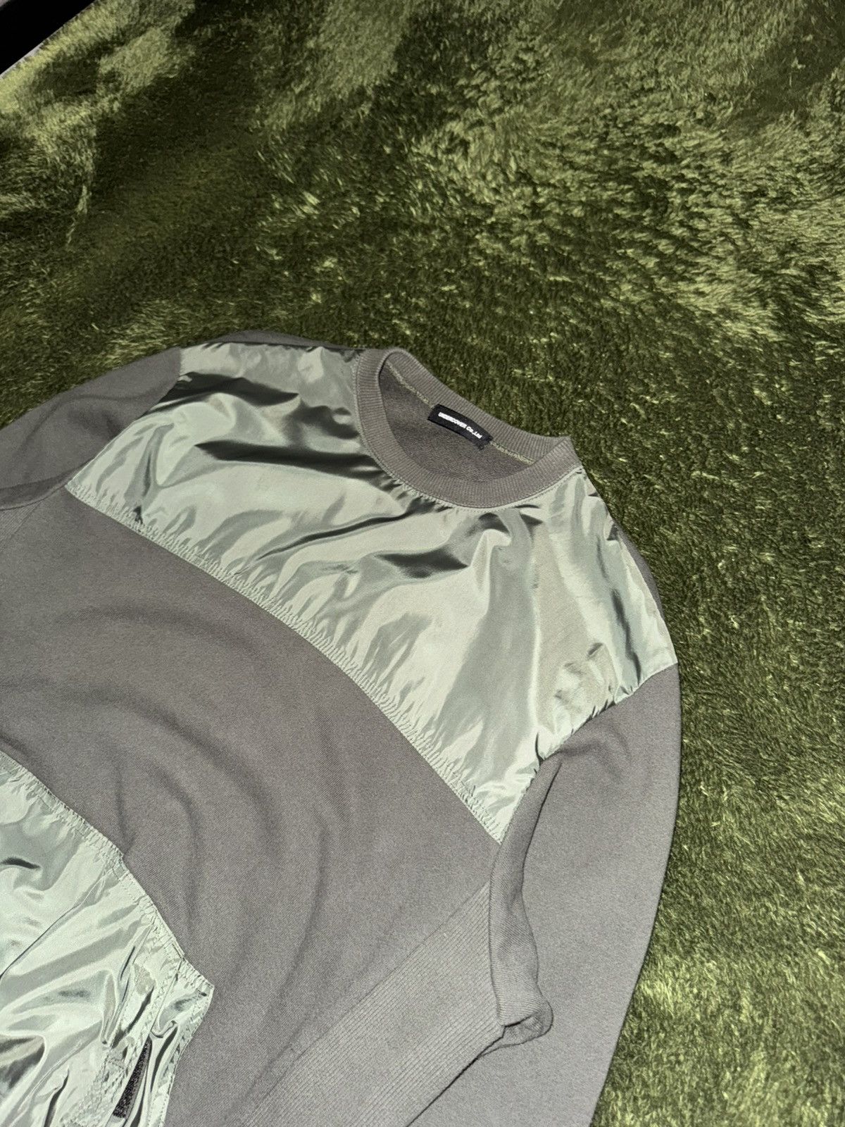 Undercover [3] UNDERCOVER Paneled Detail Sweatshirt Olive Size US M / EU 48-50 / 2 - 2 Thumbnail