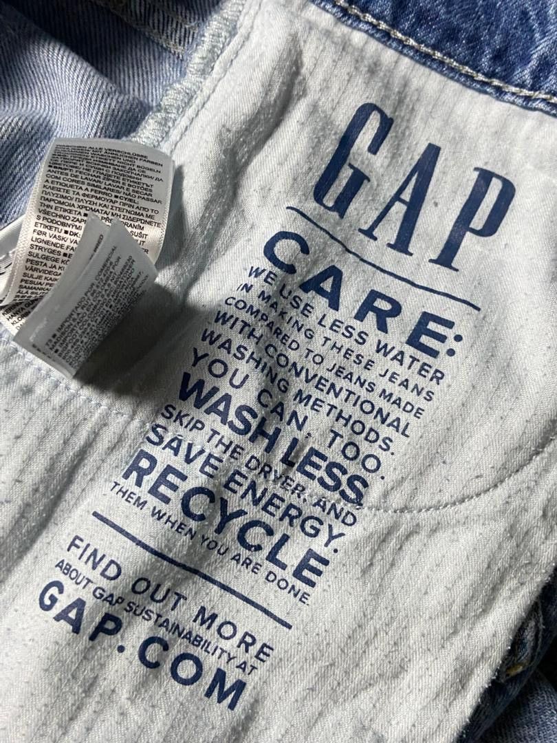 Gap GAP Baggy Mid Rise Denim Jeans (162) Size US 32 / EU 48 - 5 Thumbnail