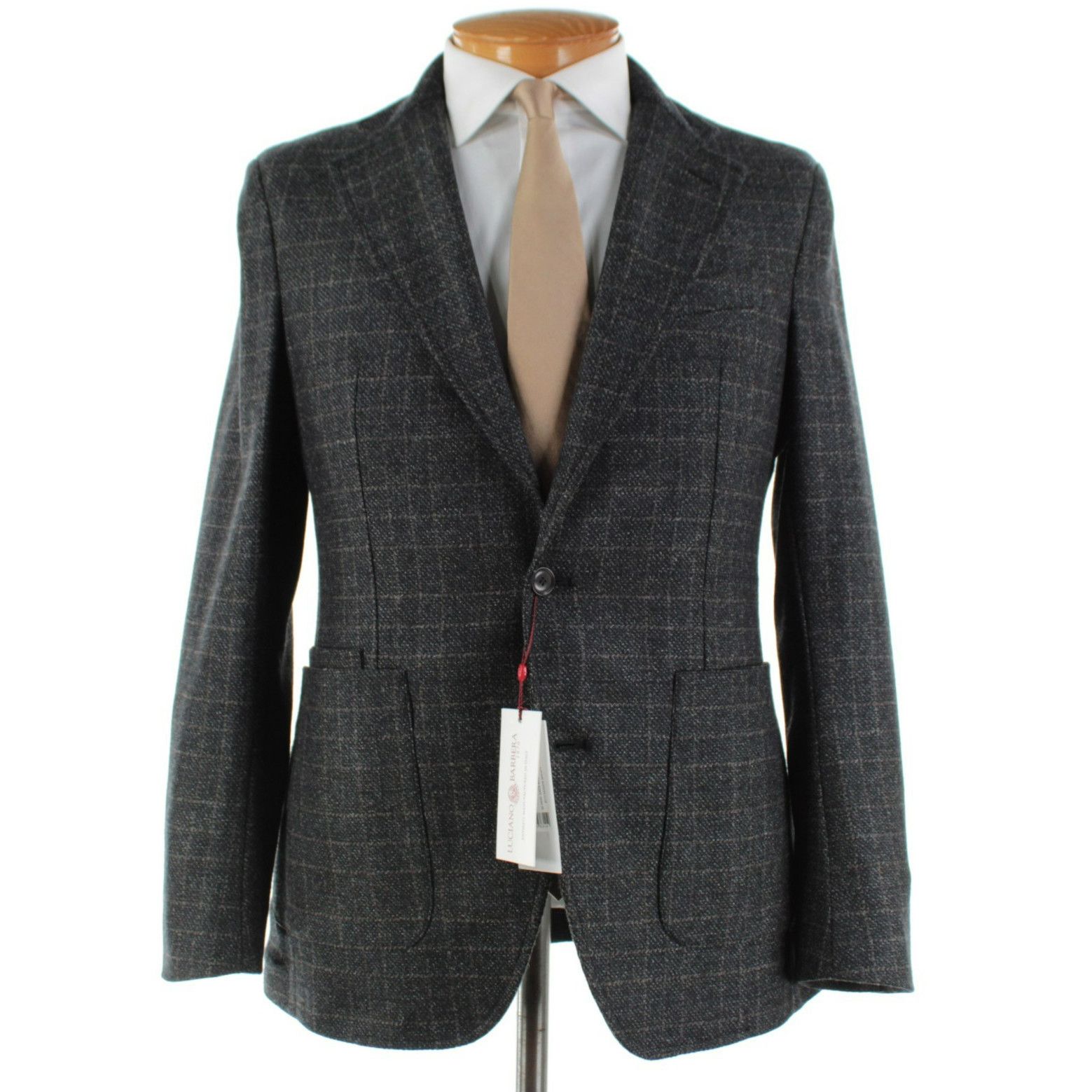 Luciano Barbera Sport Coat Size 40 US in Gray