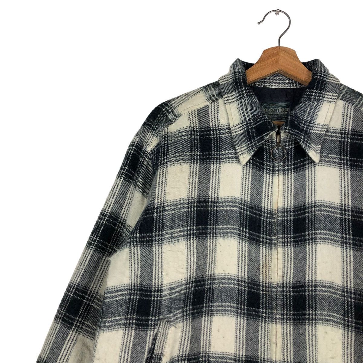 Flannel 🔥VINTAGE FLANNEL WOOL ZIPPER JACKET KEARNEY HOUSE JAPAN Size US M / EU 48-50 / 2 - 7 Thumbnail