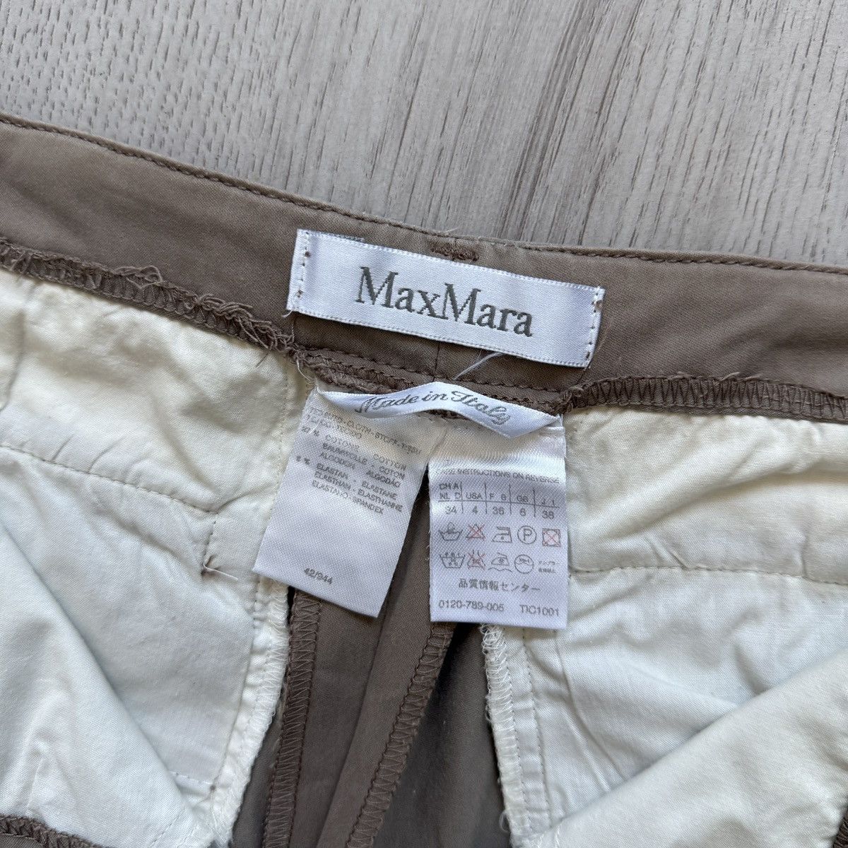 Designer × Max Mara Max Mara Belt/Straps Pants Size 27" / US 4 / IT 40 - 7 Thumbnail