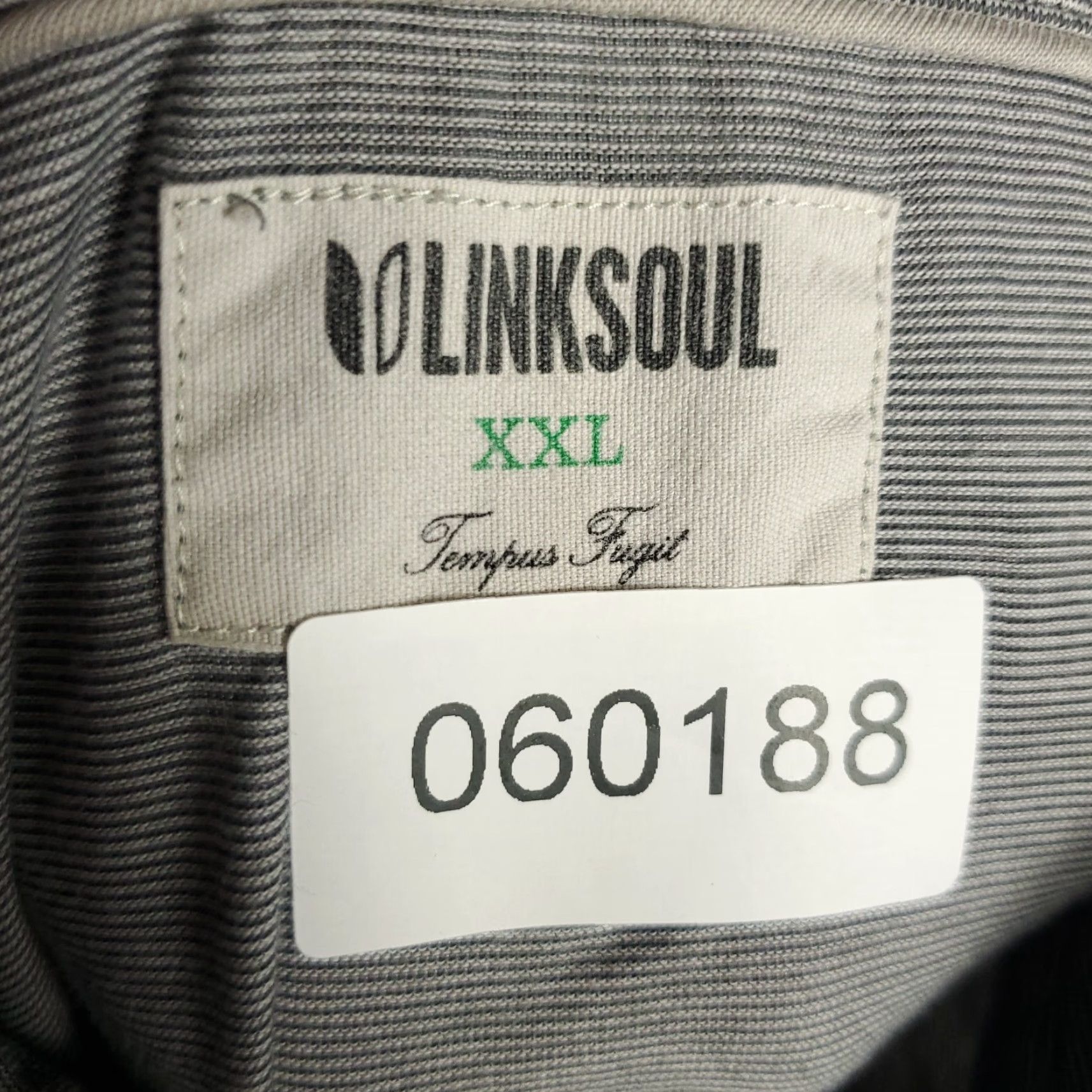 Vintage Linksoul Polo Shirt Mens 2XL Gray Short Sleeve Casual Golf Size US XXL / EU 58 / 5 - 7 Thumbnail