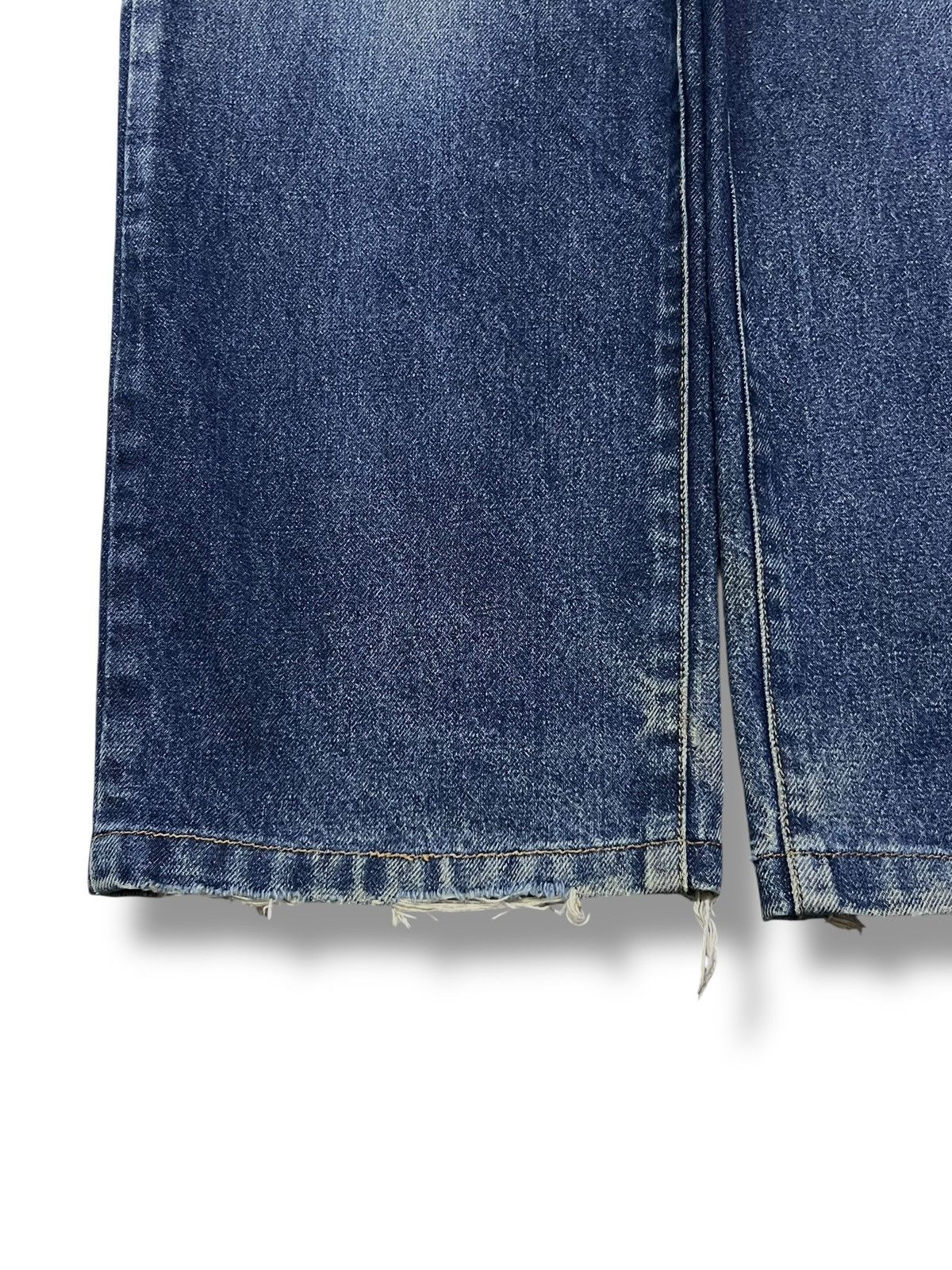 Japanese Brand Vintage Denim Of Gate MON Japan - Faded Mud Wash, Distressed Size US 35 - 6 Thumbnail