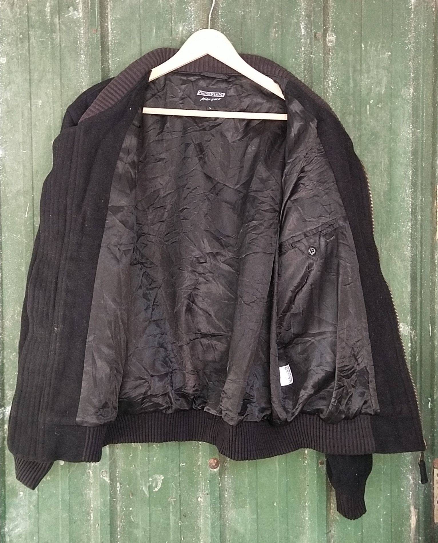 NASCAR Final Drop Bridgestone Wool Jacket L Size US L / EU 52-54 / 3 - 3 Thumbnail