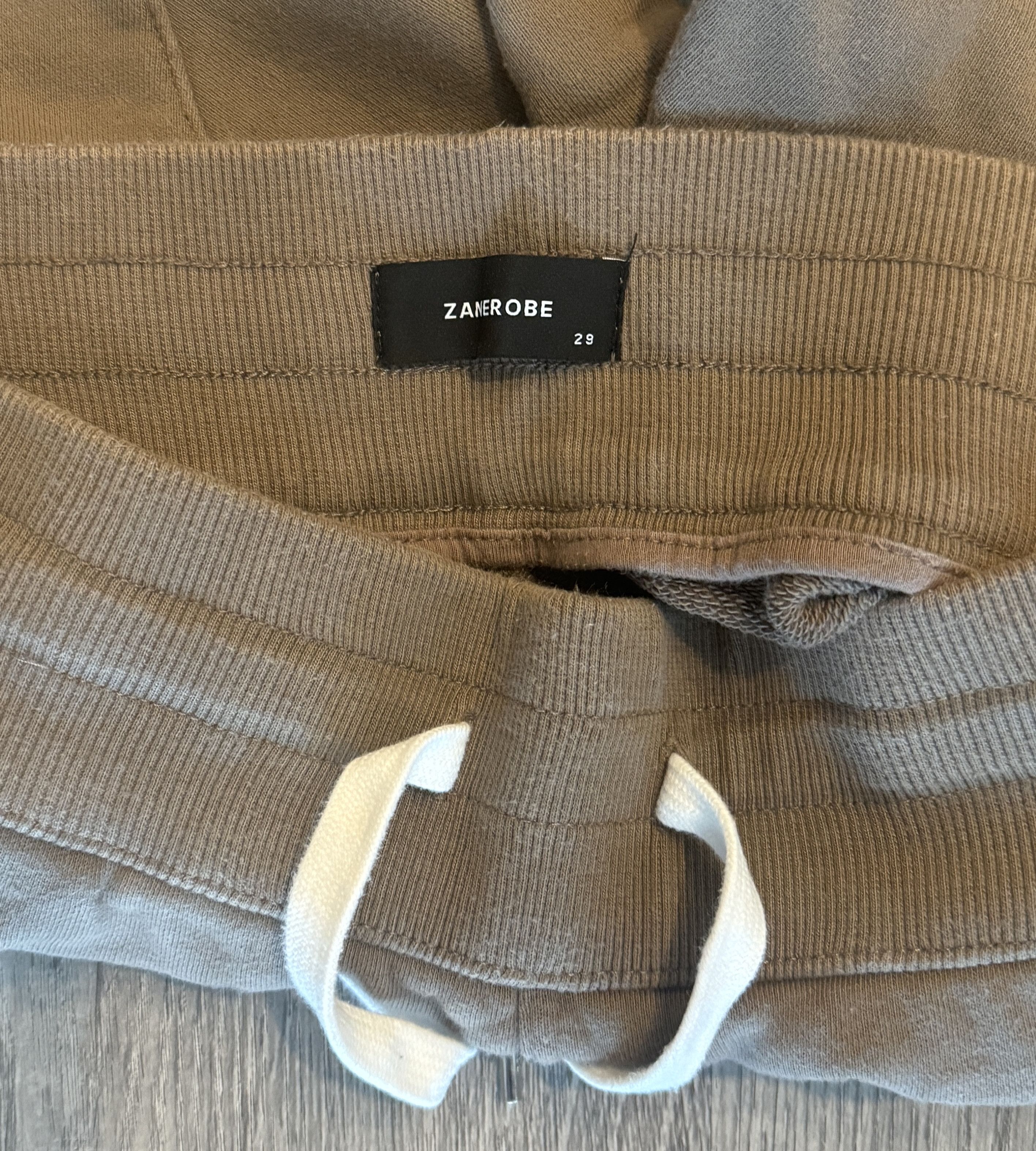 Zanerobe Zanerobe Mens Tan Joggers Sweats Size 29 Size US 29 - 3 Thumbnail