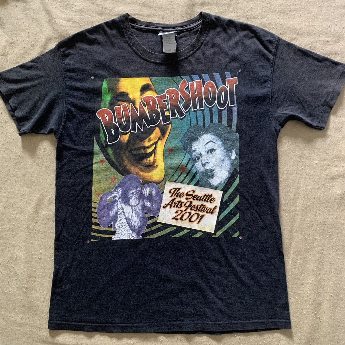 image of Band Tees x Tour Tee Vintage Bumbershoot The Seattle Shirt in Black, Men's (Size Medium)