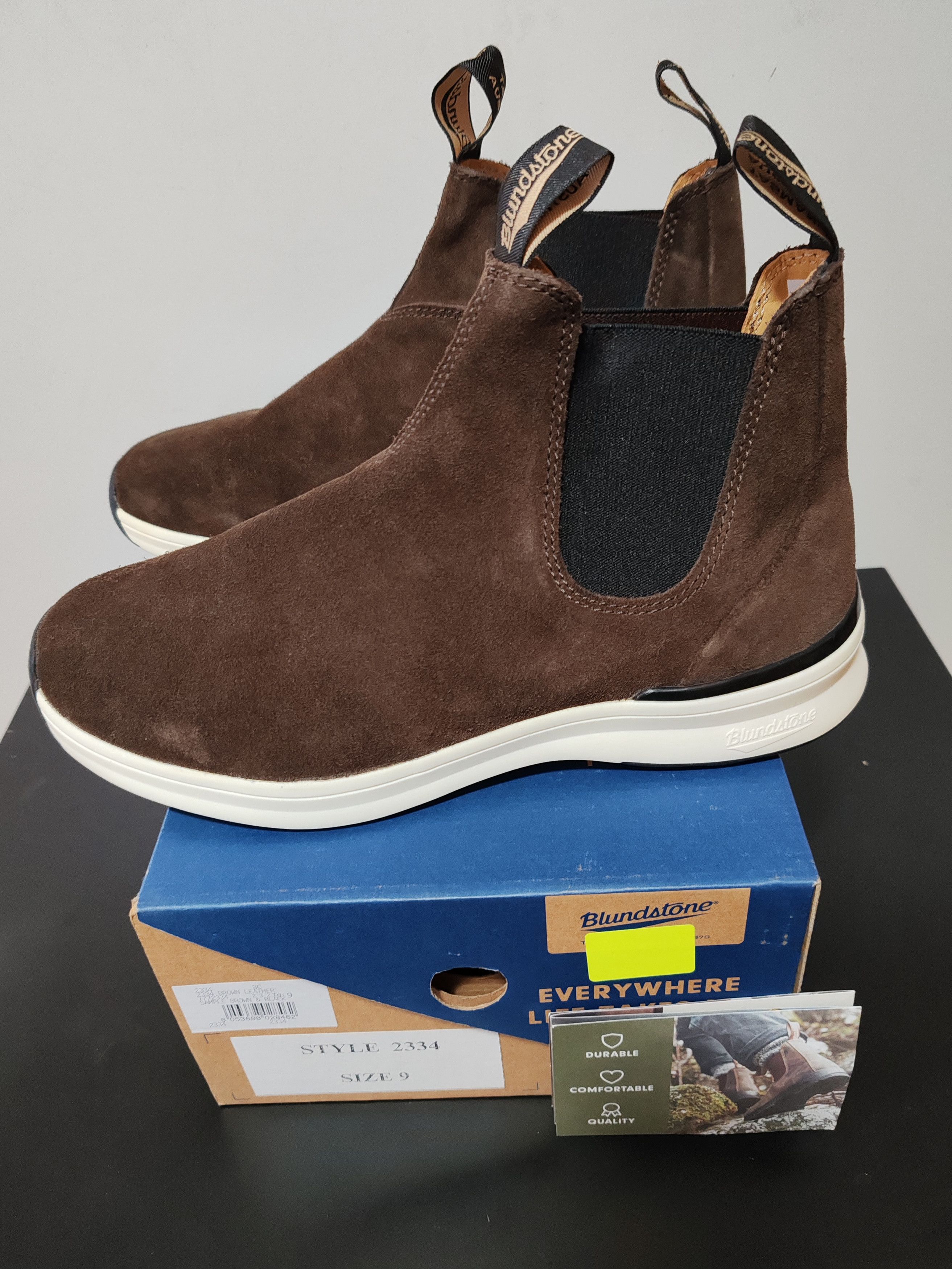 Blundstone Botte Blundstone Active Brown Leather #2334 Poudré Tg:43 Size US 10.5 / EU 43-44 - 6 Thumbnail