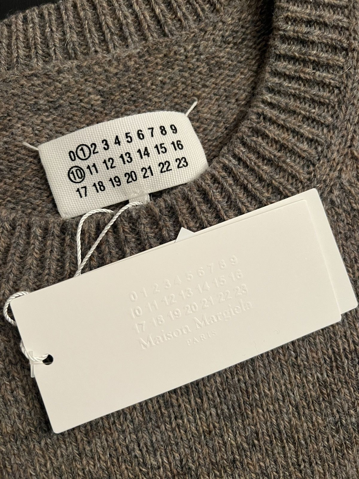 Maison Margiela NEW L Marled Wool Crewneck Sweater Vest Knit Soft Size US L / EU 52-54 / 3 - 8 Thumbnail