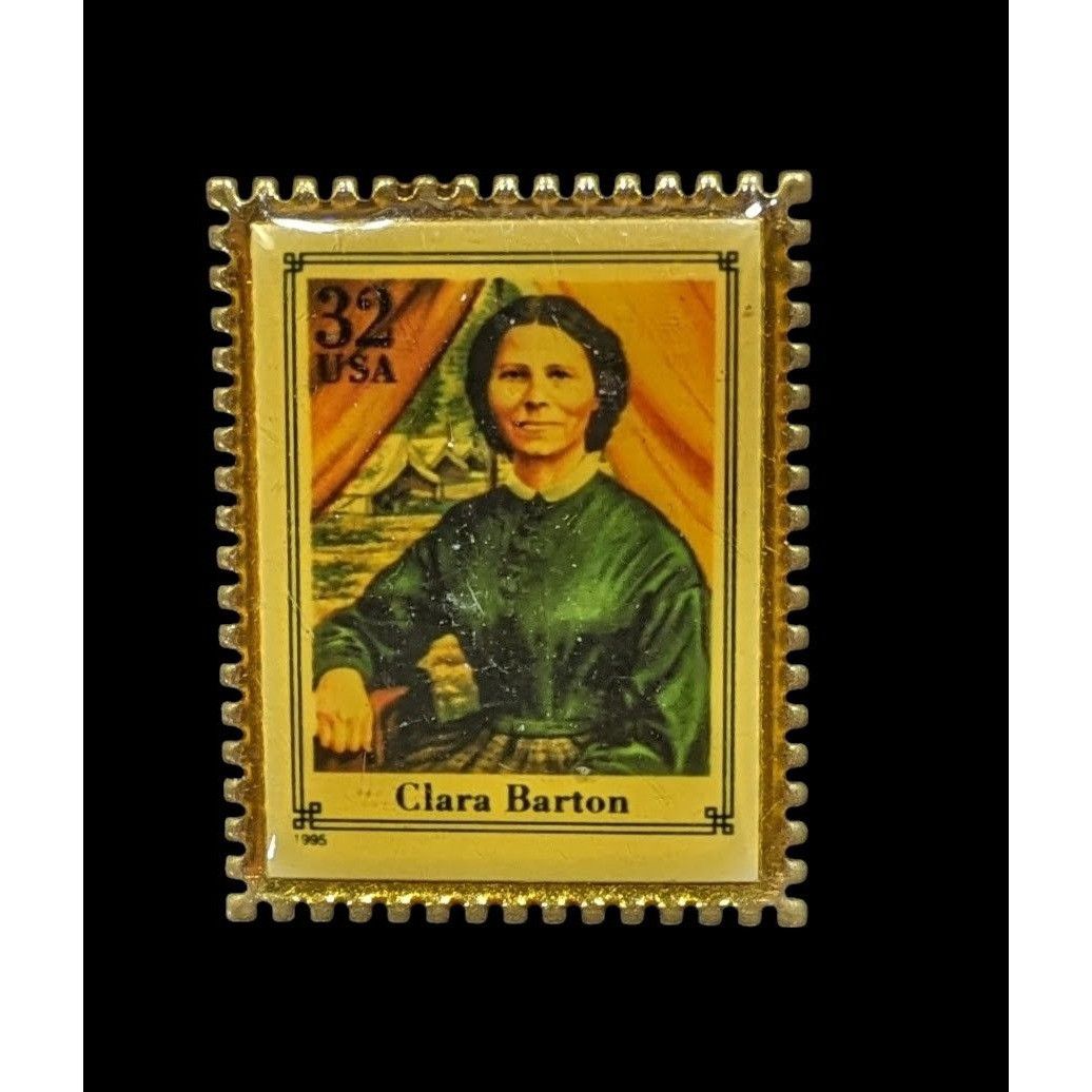 Other Vintage 90s Clara Barton Stamp USPS Officially Licensed Lape Size ONE SIZE - 1 Thumbnail