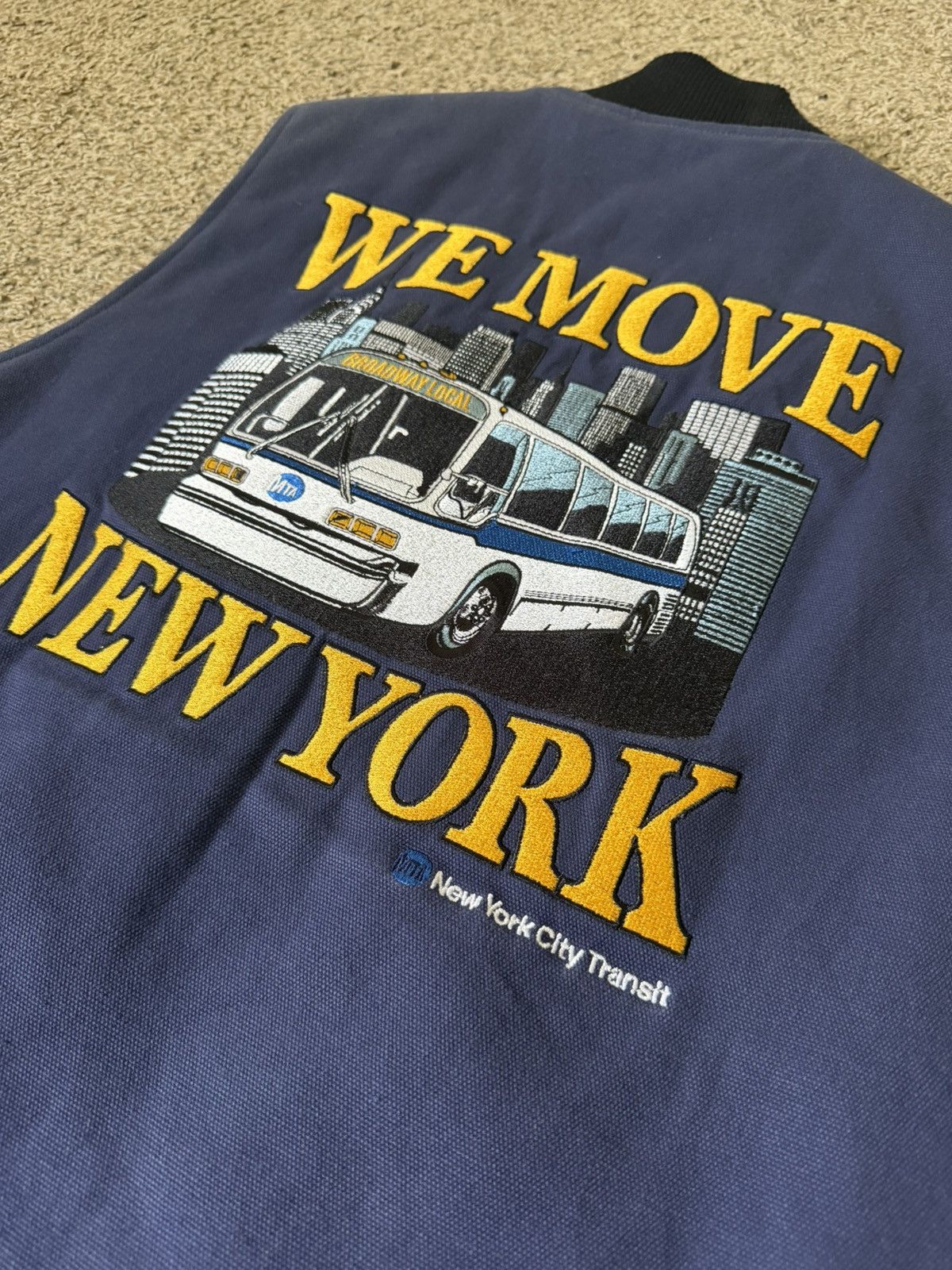 Only NY MTA Transit “We move New York” vest Size US L / EU 52-54 / 3 - 2 Thumbnail