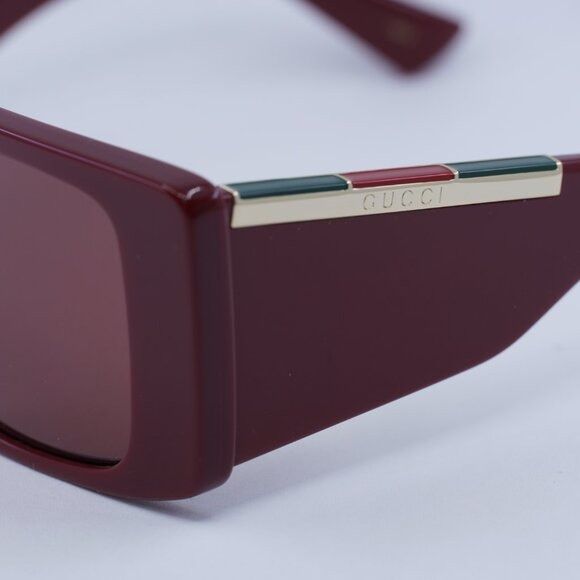 Gucci 🕶️ New Gucci GG1888S 004 Sunglasses - Burgundy Frame, Red Size ONE SIZE - 8 Thumbnail
