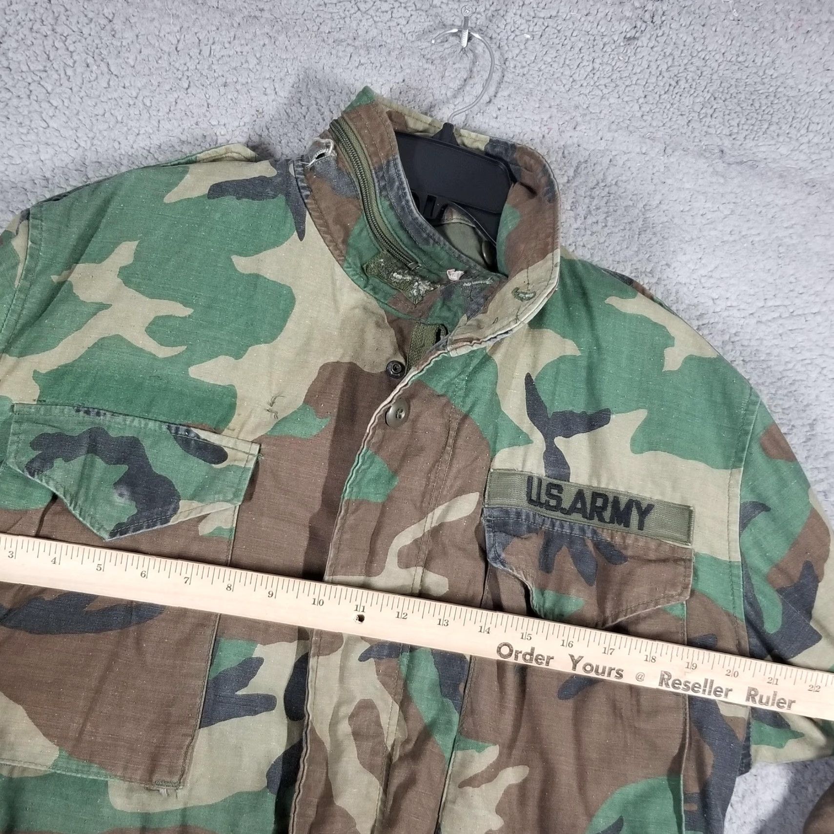 Vintage VINTAGE USGI M65 Jacket - Military Camouflage Coat - Woodland Green Camo - Medium Regular Mens 80s VTG Size US M / EU 48-50 / 2 - 7 Thumbnail