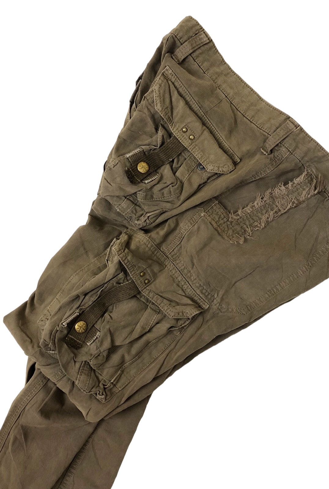 Japanese Brand Flare Surplus Bondage Cargo Pants Size US 34 / EU 50 - 12 Thumbnail