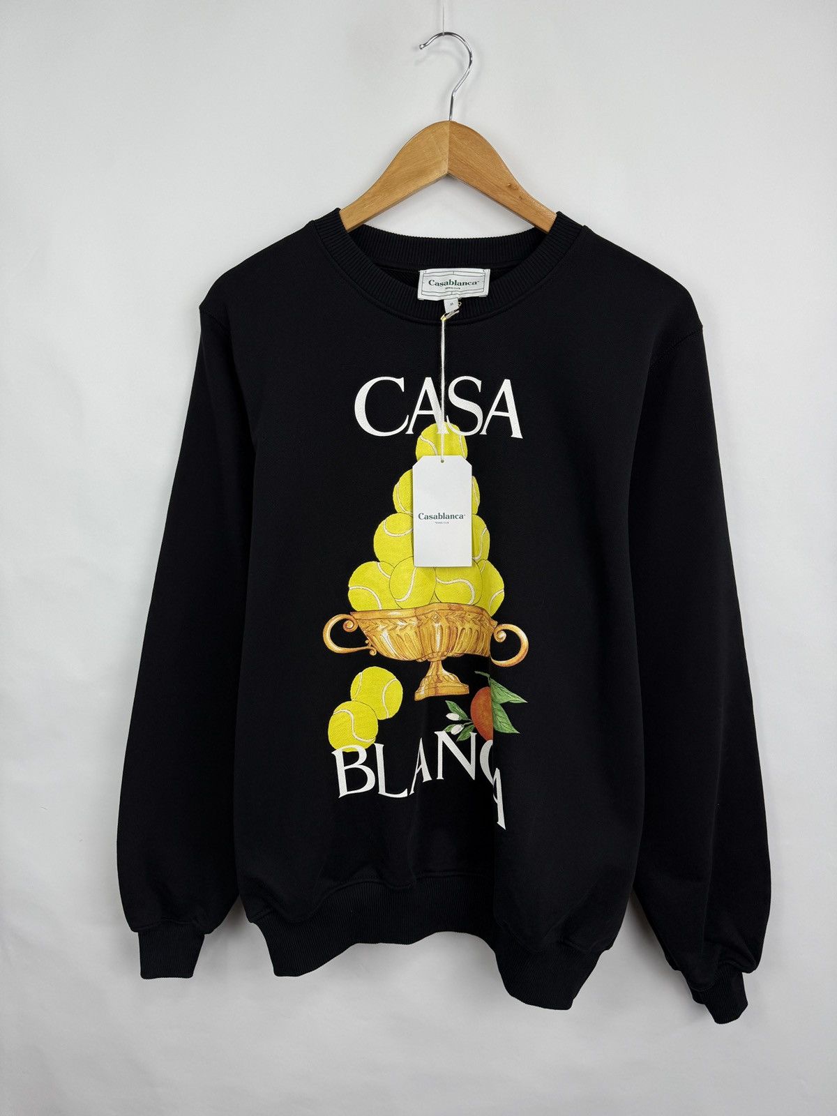 Casablanca ❗️NEW 🇫🇷 Casablanca Tennis Club Tennis Balls Print Sweatshirt Size US L / EU 52-54 / 3 - 6 Thumbnail