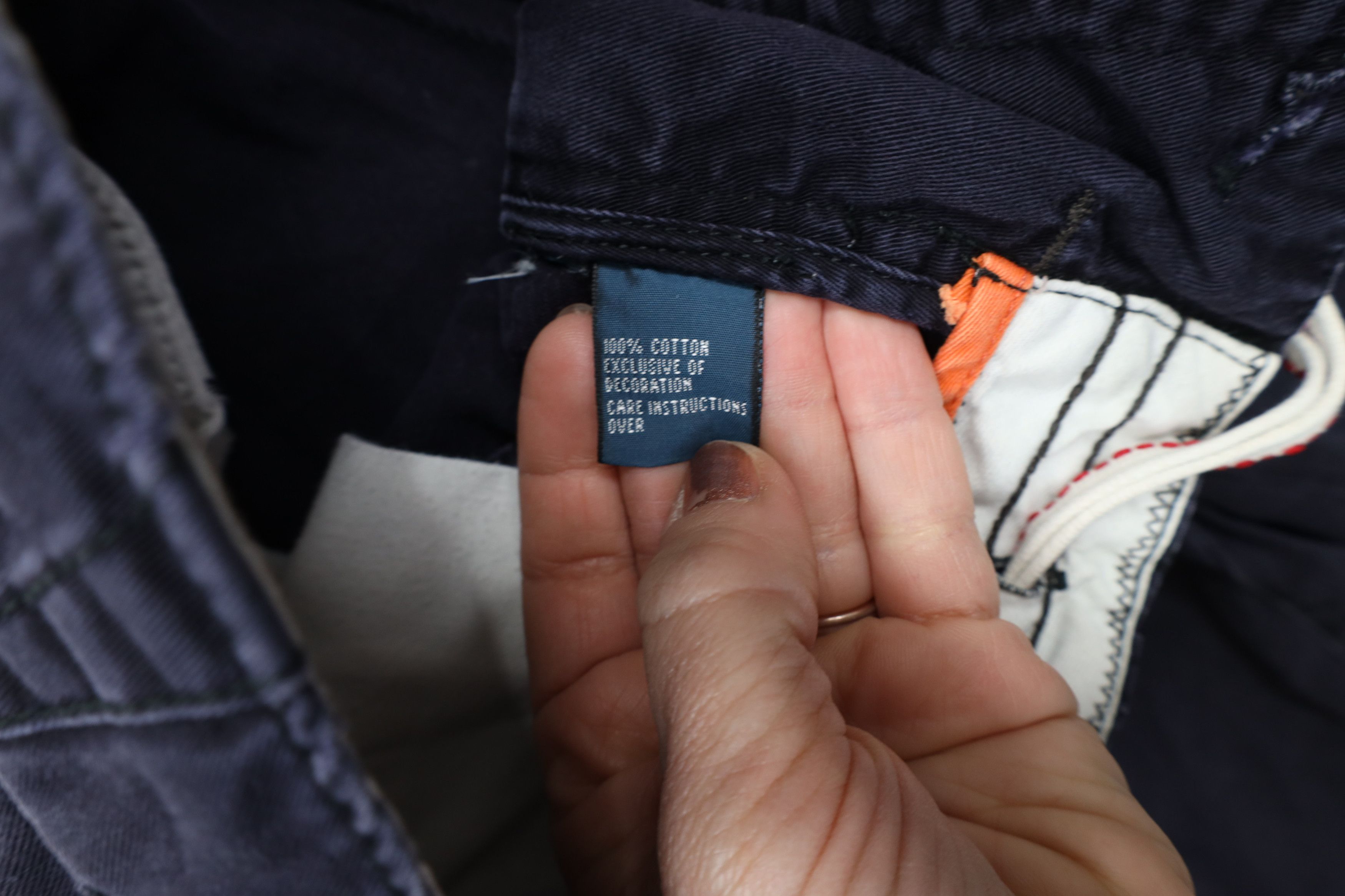Polo Ralph Lauren Vintage 90s Ralph Lauren Heavyweight Cotton Shorts Blue Size US 30 / EU 46 - 8 Thumbnail