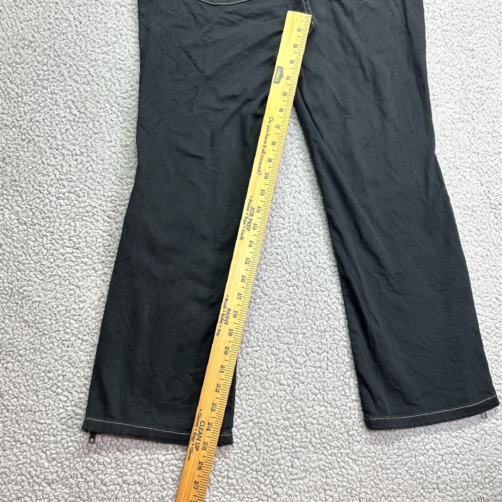 Guess GUESS Pants Womens 28 Black Bootcut Ankle Zip High Waist Pockets Modern Regular Girls Mens Vegetarian? Size 28" / US 6 / IT 42 - 5 Thumbnail
