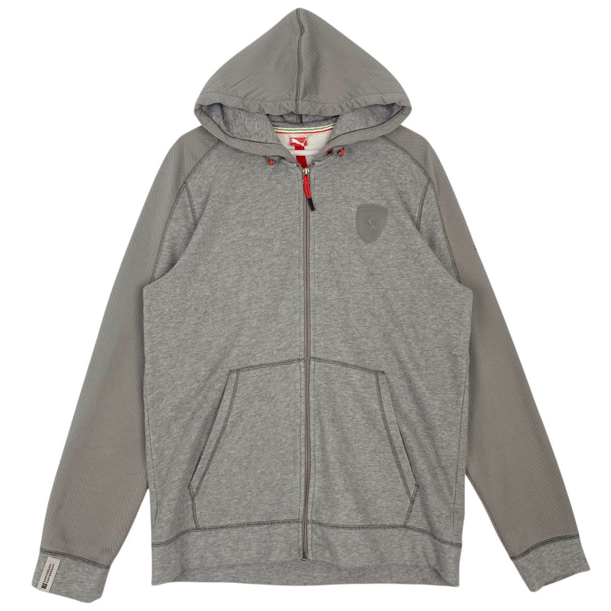 Other Vintage Puma Ferrari Hoodie Sweater Full Zip Grey Size US XL / EU 56 / 4 - 1 Thumbnail