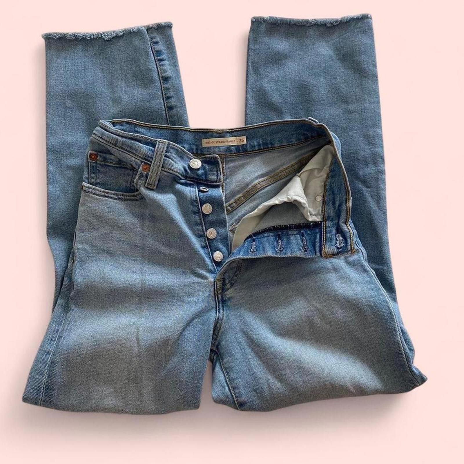Levi's Levi's high-waisted straight leg-mom jeans Size 25" / US 0 / IT 36 - 2 Thumbnail