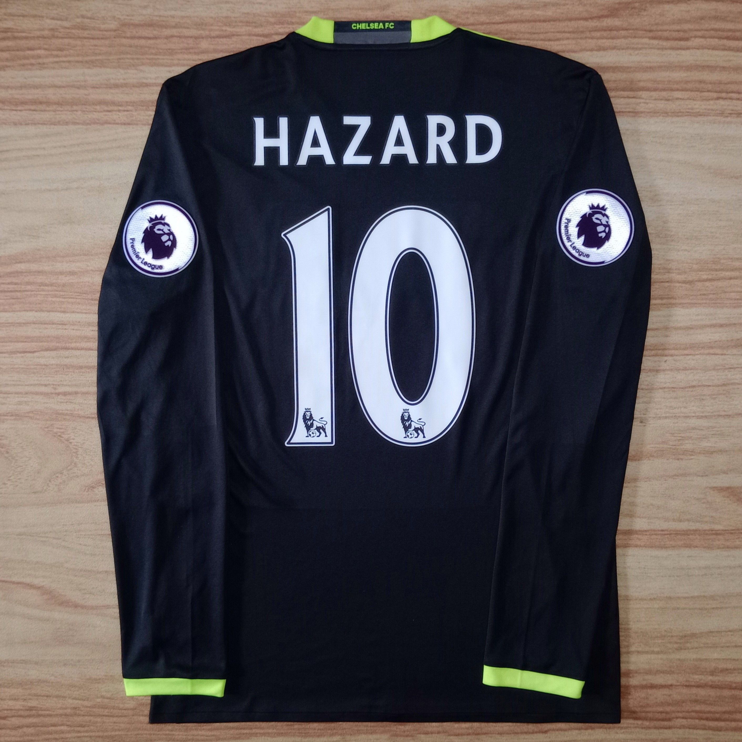 Adidas Chelsea 2016-2017 Away Long Sleeve Jersey Eden Hazard 10 Size US M / EU 48-50 / 2 - 2 Thumbnail
