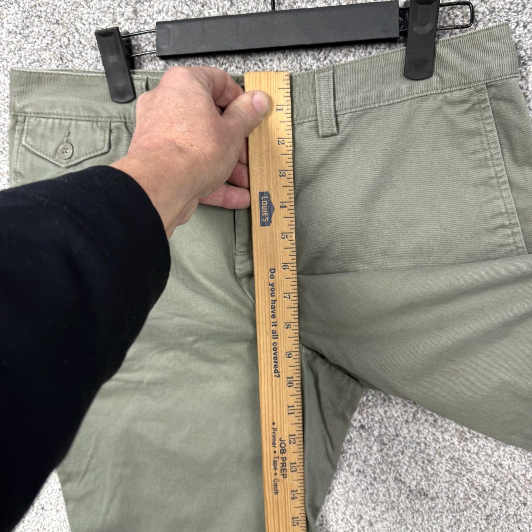 Eddie Bauer Eddie Bauer Bermuda Shorts Women 6 Mercer Fit Casual 100% Cotton Twill Green Sage Front Zip Button Pockets Womens Size 28" / US 6 / IT 42 - 6 Thumbnail