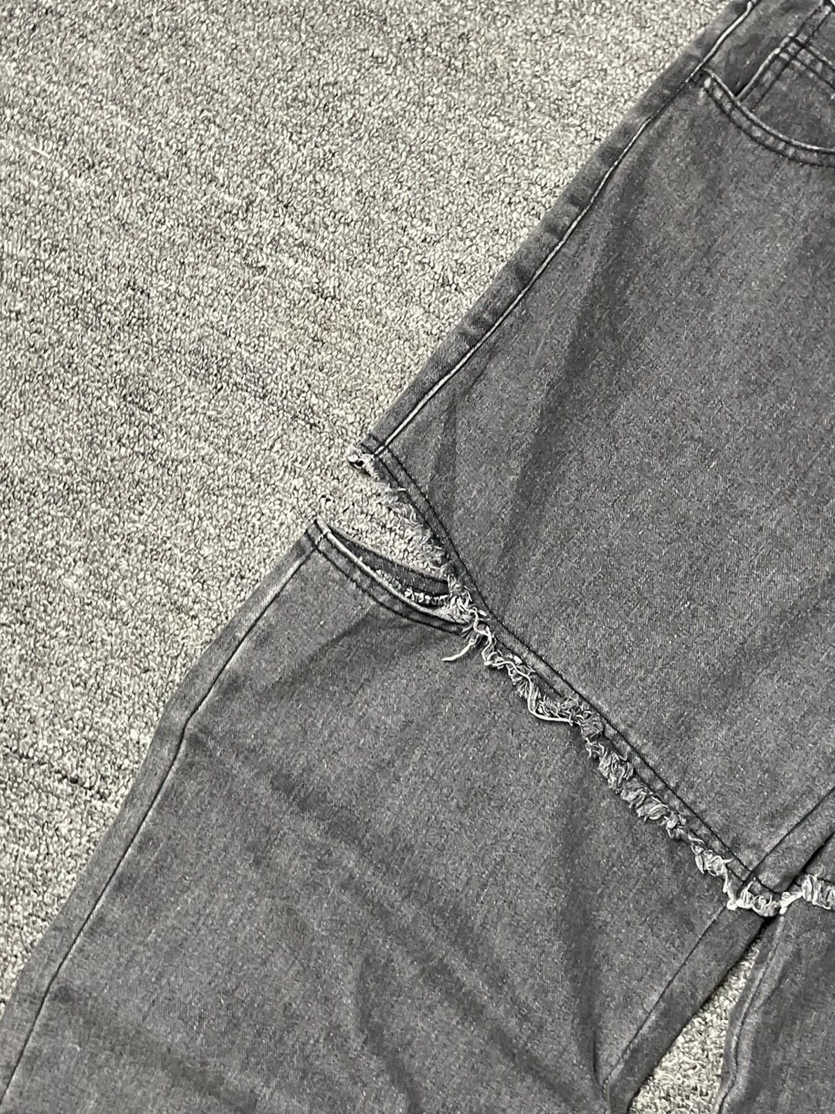 The Unbranded Brand ADD Colour Brand Cut-Out Wide Leg Jeans (62) Size 26" / US 2 / IT 38 - 5 Thumbnail