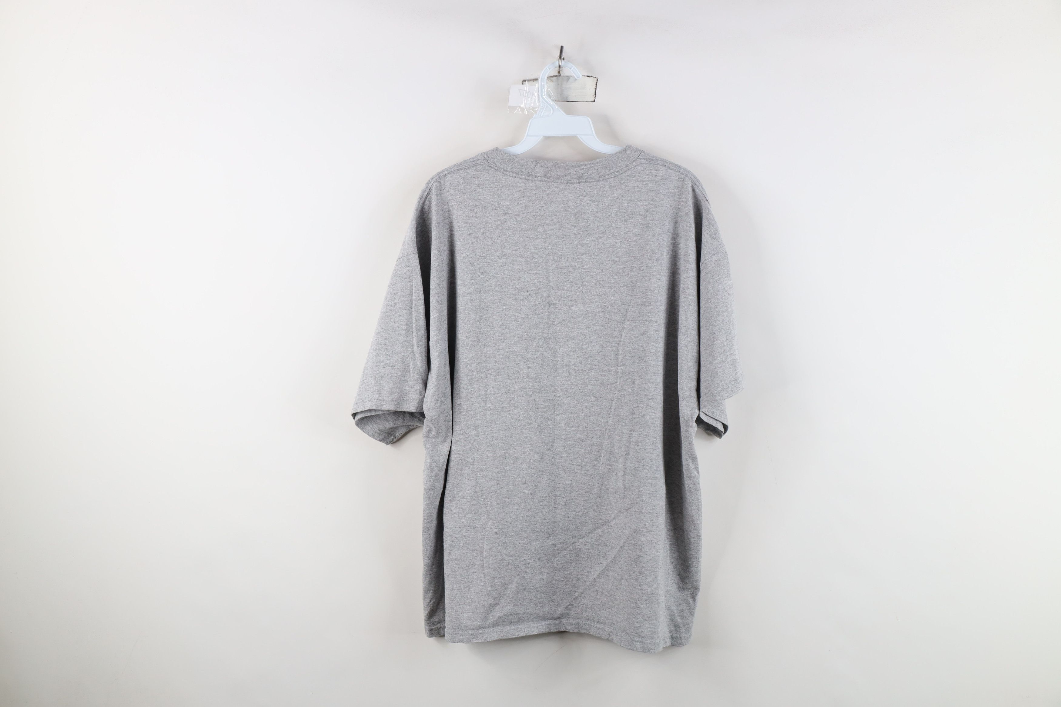 Vintage Vintage 90s Streetwear Fit Short Sleeve T-Shirt Heather Gray Size US XL / EU 56 / 4 - 9 Thumbnail