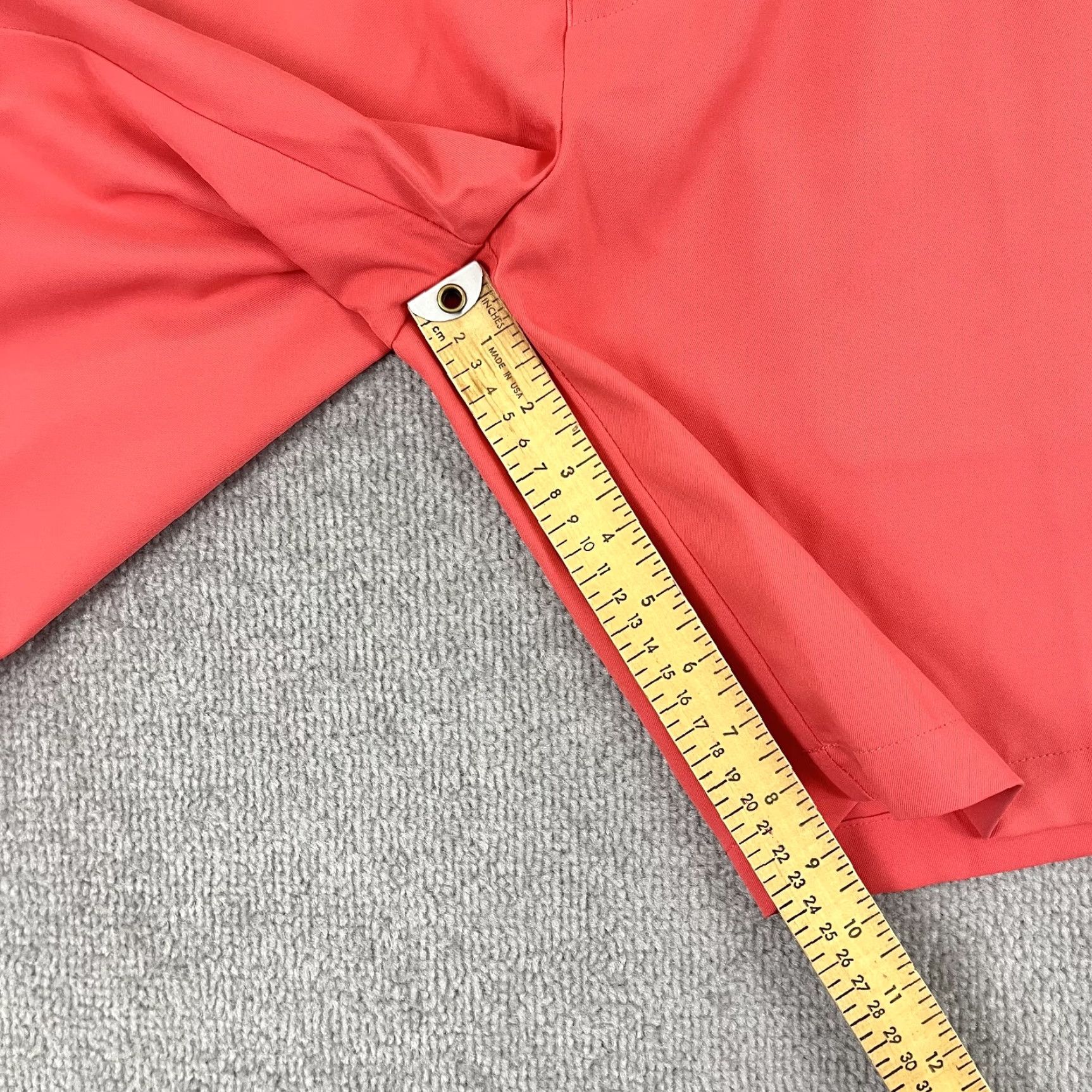 Peter Millar Peter Millar Salem Shorts Mens 36 9" Pink Orange Performance Kings Creek Crown Size US 36 / EU 52 - 4 Thumbnail