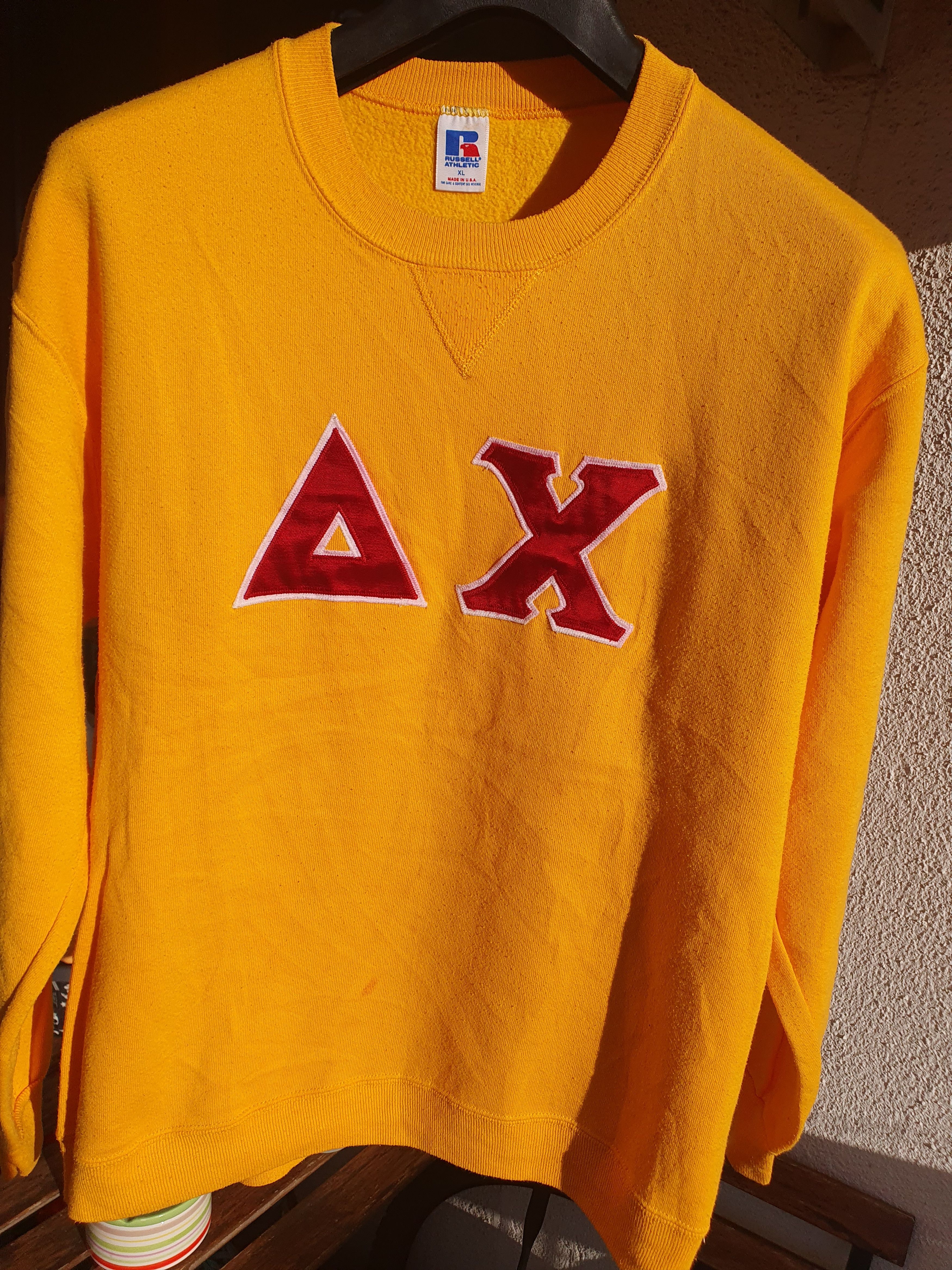 Russell Athletic × Vintage Vintage Russel Athletic Delta Chi Made in USA Sweatshirt L Size US L / EU 52-54 / 3 - 7 Thumbnail
