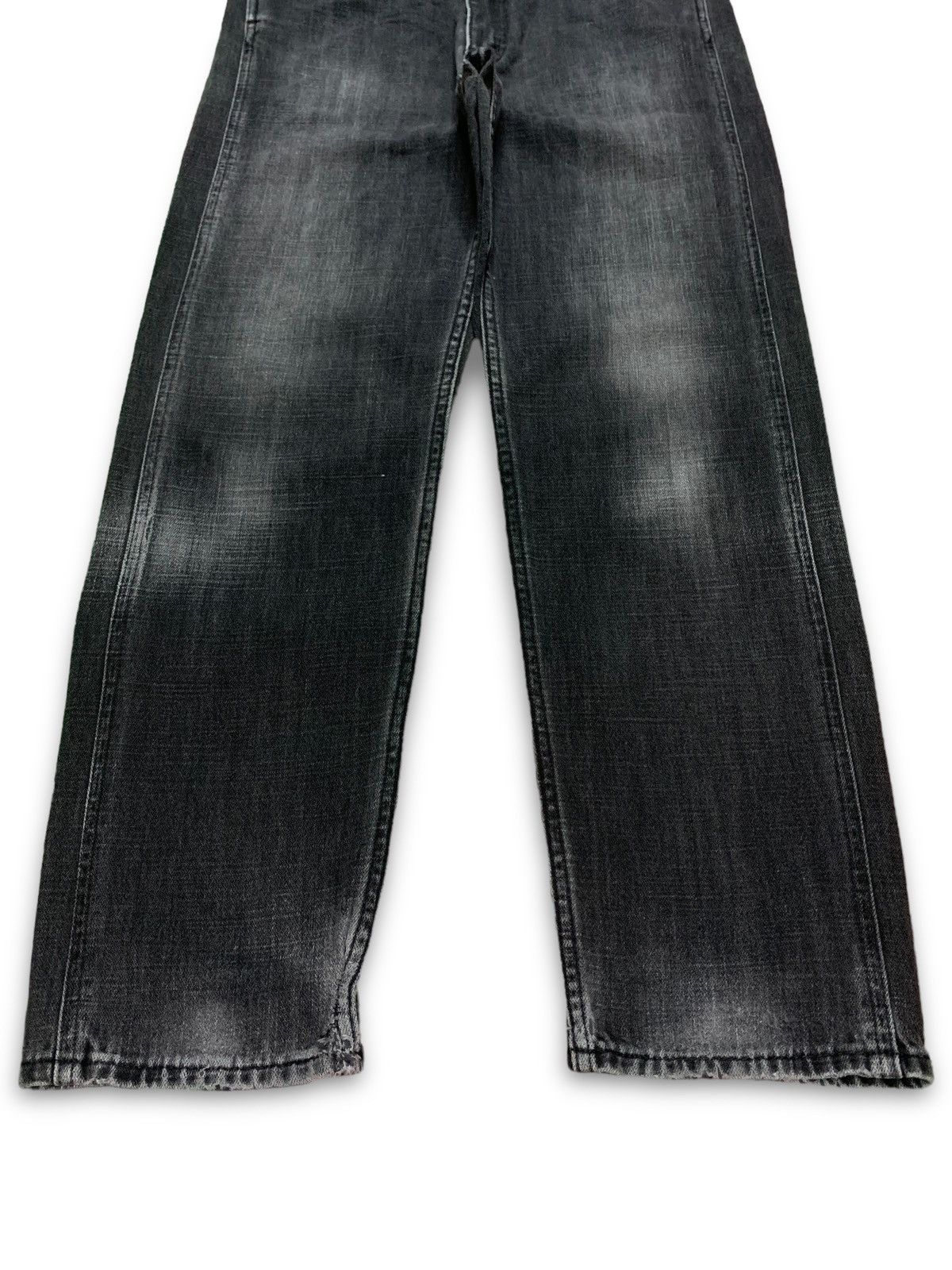 Lemaire × Uniqlo Vintage Uniqlo U Lemaire Black Faded Distressed Jeans 31x29 Size US 31 - 6 Thumbnail