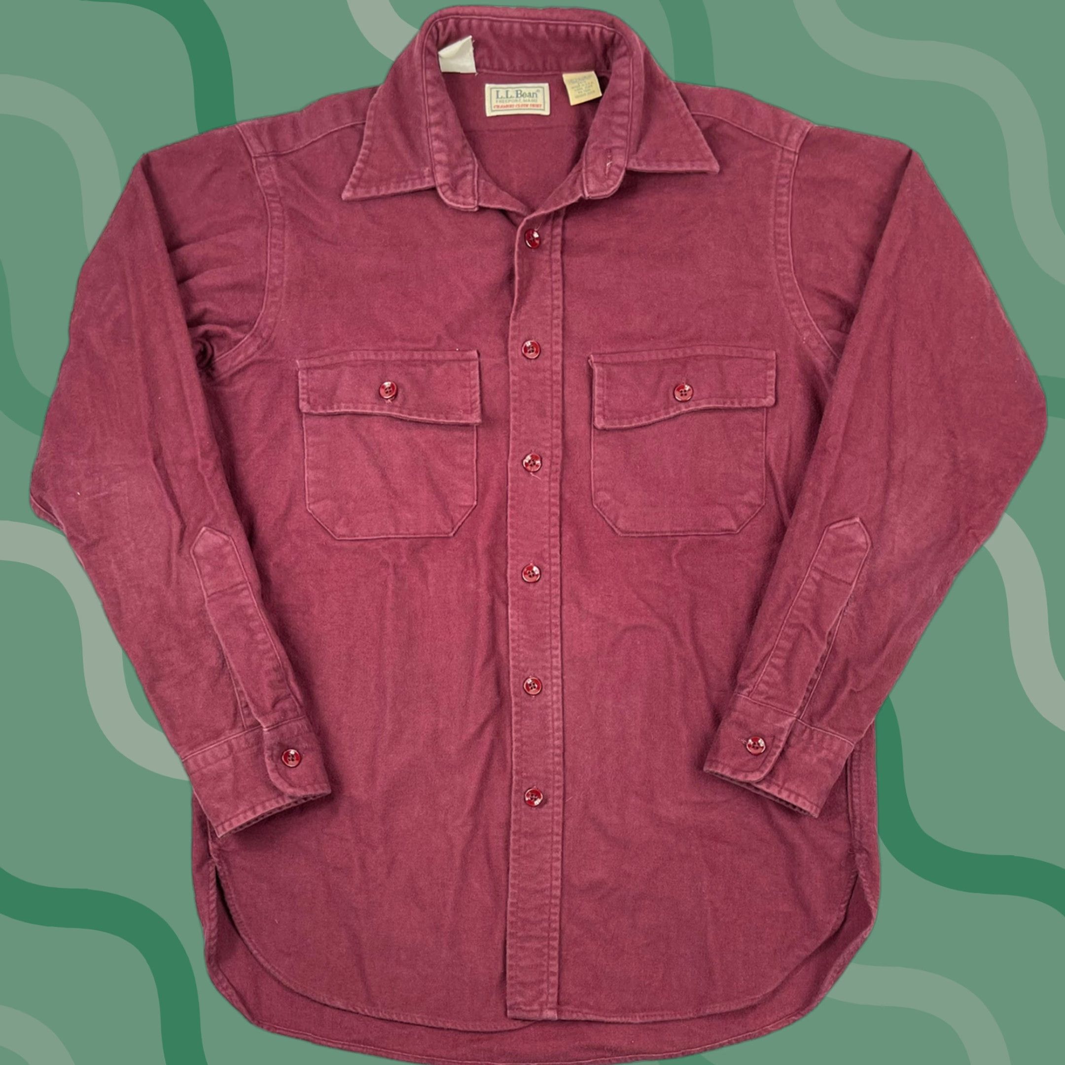 Vintage VINTAGE L.L. Bean Shirt Chamois Flannel 90s USA Red Blue Button-Up Collared Long Sleeve M Regular Adults Unisex Mens Womens Size US M / EU 48-50 / 2 - 1 Thumbnail
