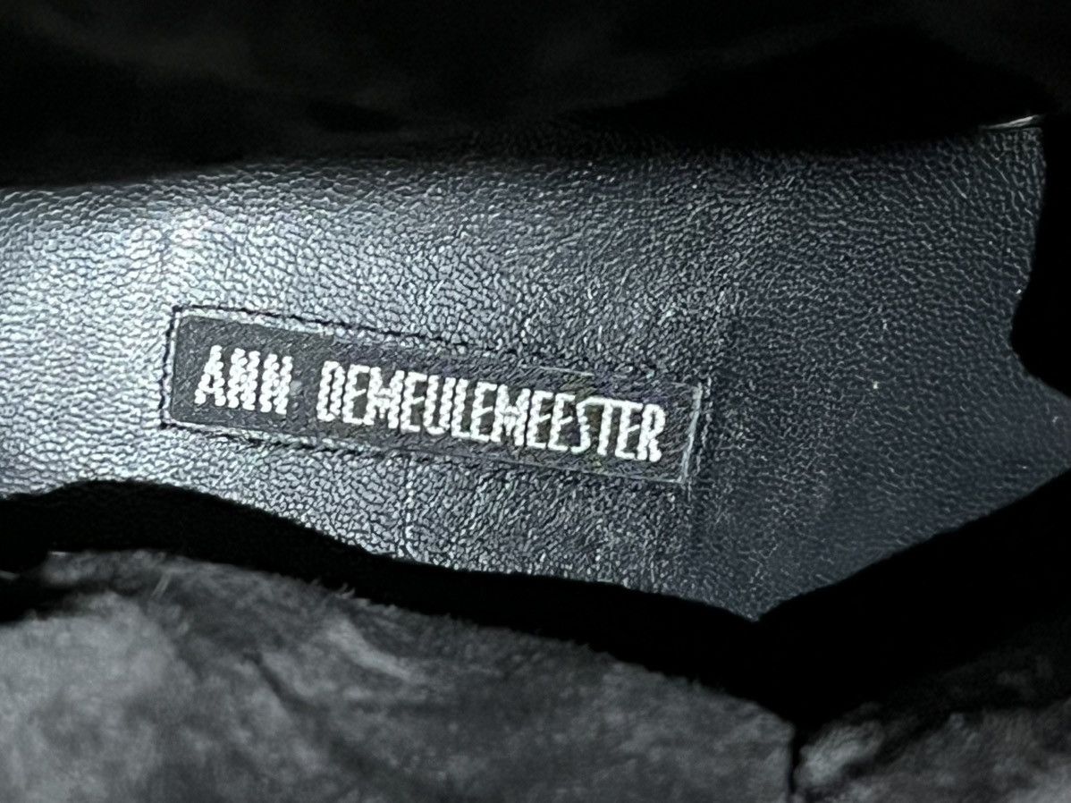 Ann Demeulemeester Ann Demeulemeester SS12 Fango Suede Combat Boots Black Size US 10.5 / EU 43-44 - 6 Thumbnail