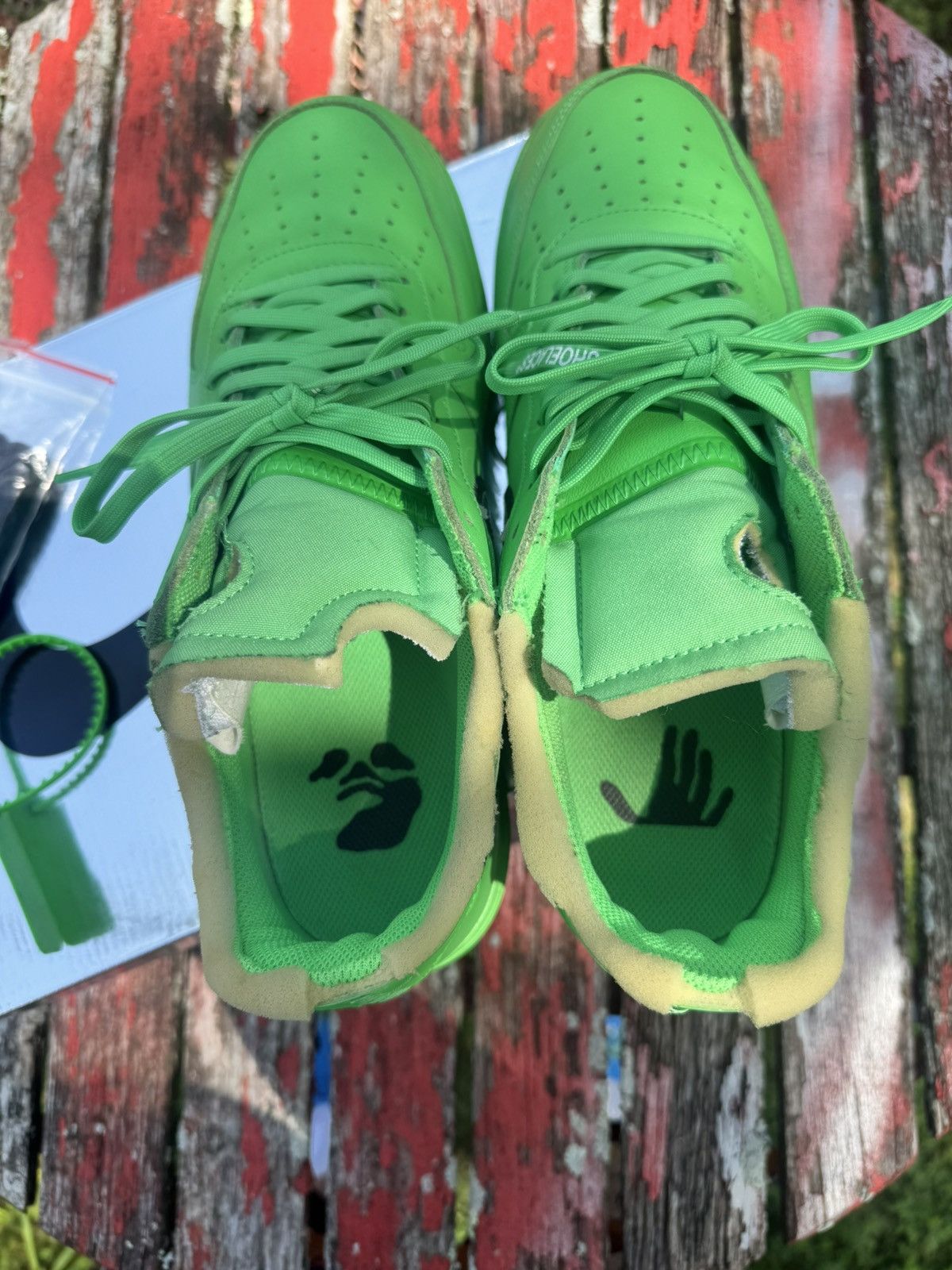 Nike × Off-White Off white x Air-force 1 Brooklyn Size US 10.5 / EU 43-44 - 4 Thumbnail