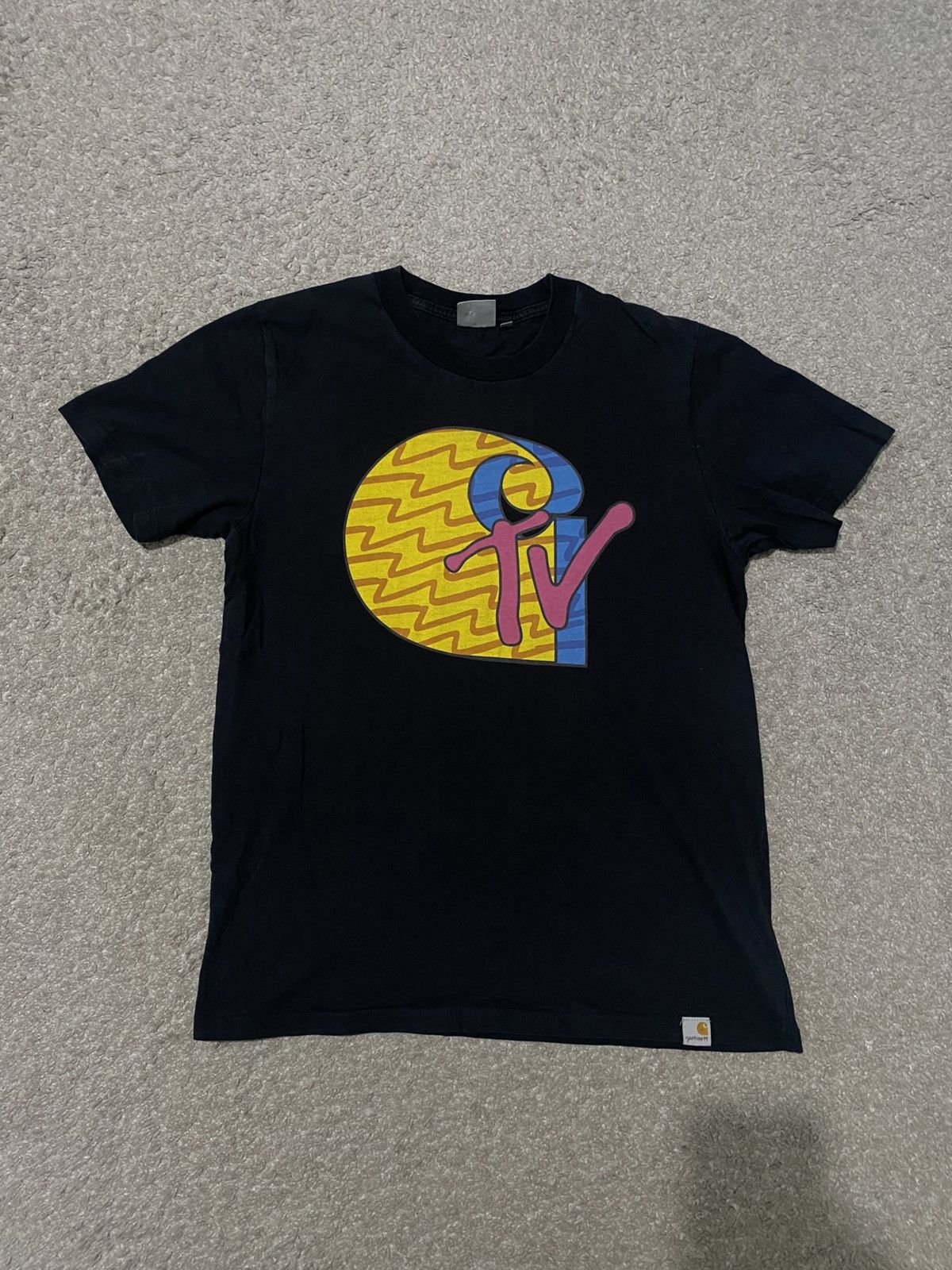 Carhartt × Carhartt Wip × Vintage Carhartt WiP TV S t-shirt tee MTV cult vintage rare y2k Size US S / EU 44-46 / 1 - 7 Thumbnail