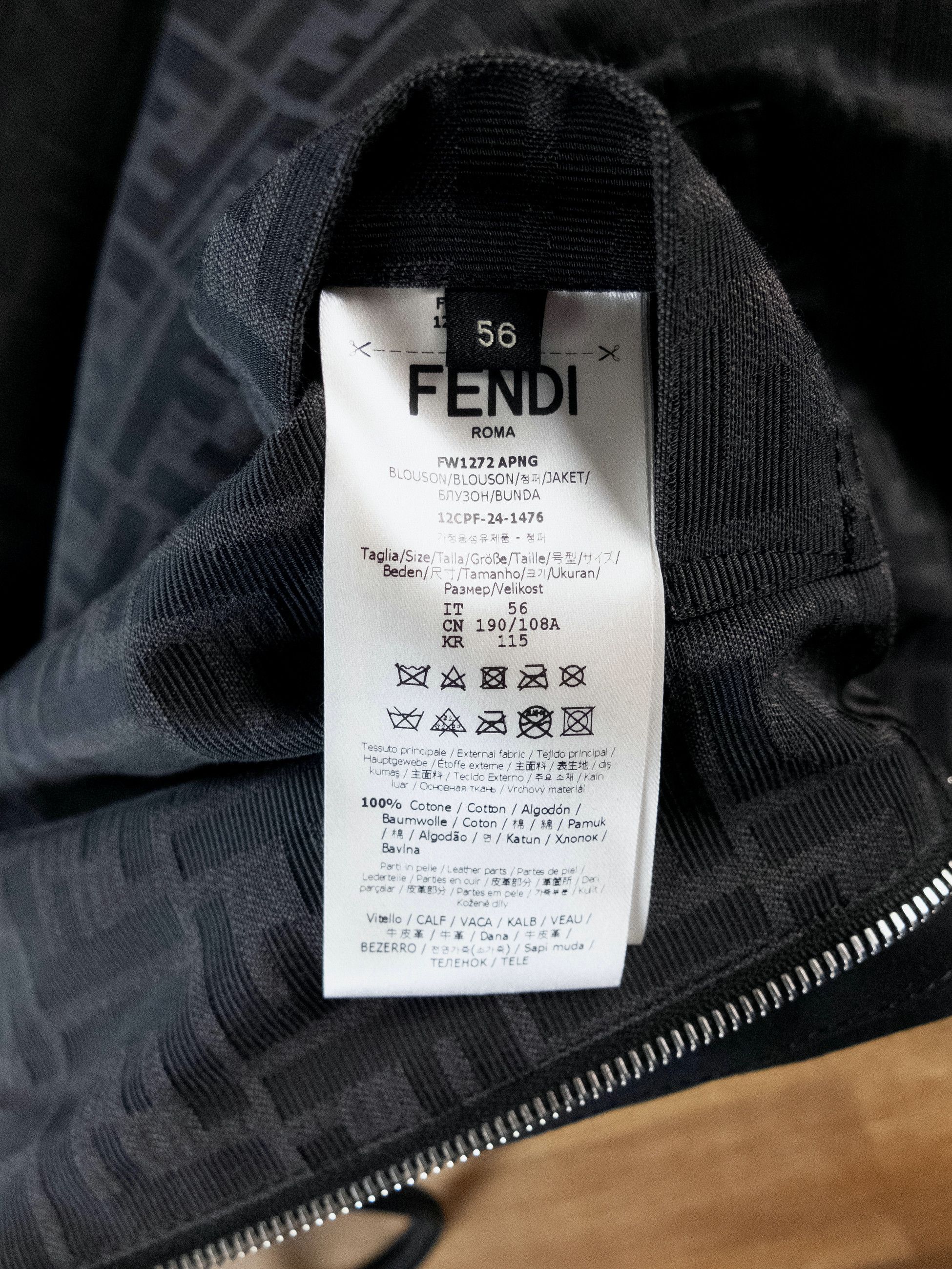 Fendi FENDI black high collar Mackintosh parka jacket 3XL Size US XXL / EU 58 / 5 - 17 Thumbnail