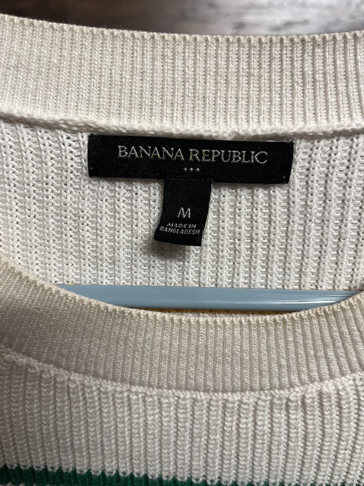 Banana Republic Banana Republic Striped Sweater - Crop Top Skinny Stripes -M Size M / US 6-8 / IT 42-44 - 3 Thumbnail