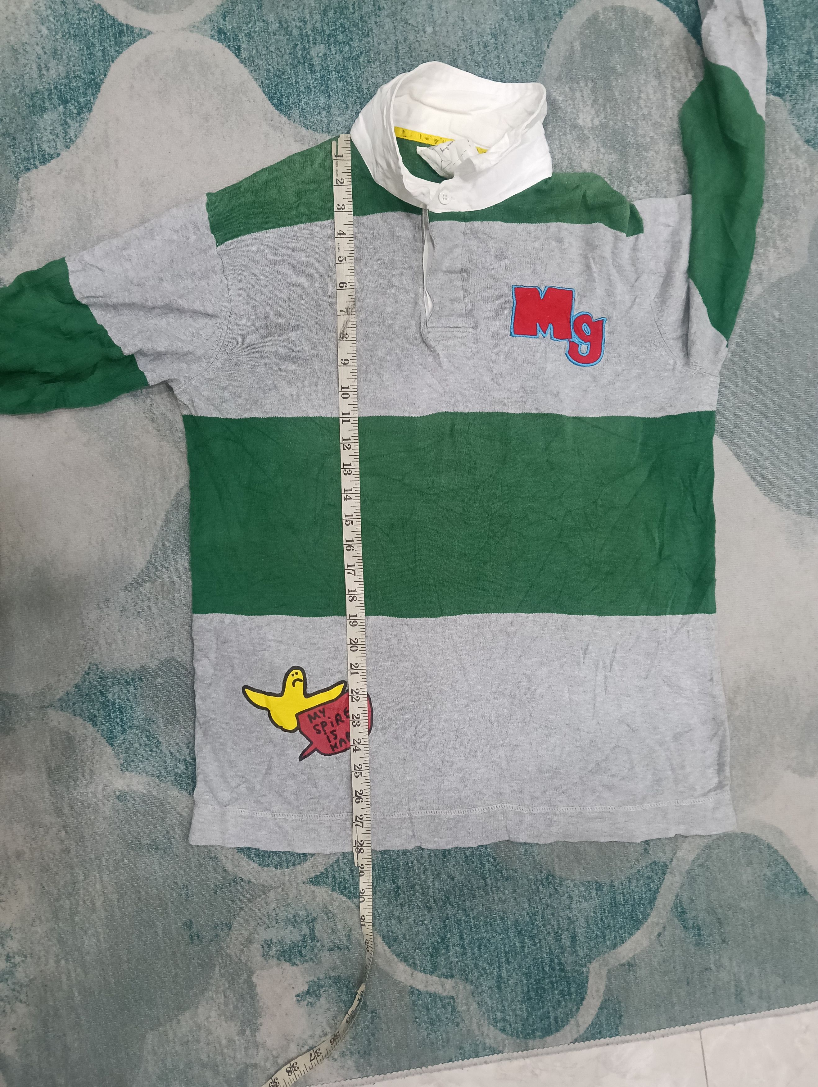 Hysteric Glamour × Japanese Brand Vintage Mark Gonzales Tee Like Rugby Style Size US XL / EU 56 / 4 - 16 Thumbnail