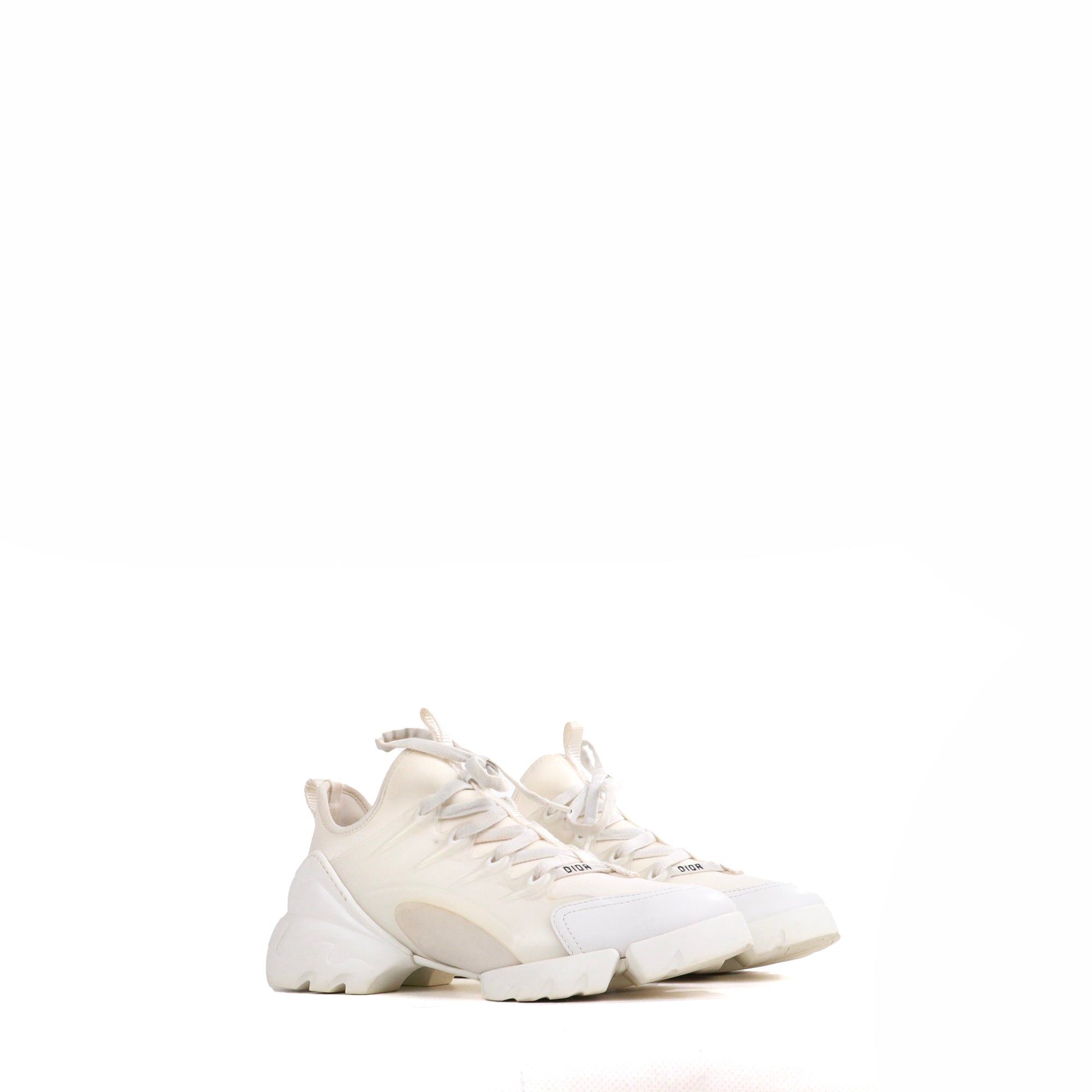 Dior DIOR - Dior D-Connect sneakers in white canvas (T39) Size US 8 / IT 38 - 1 Thumbnail
