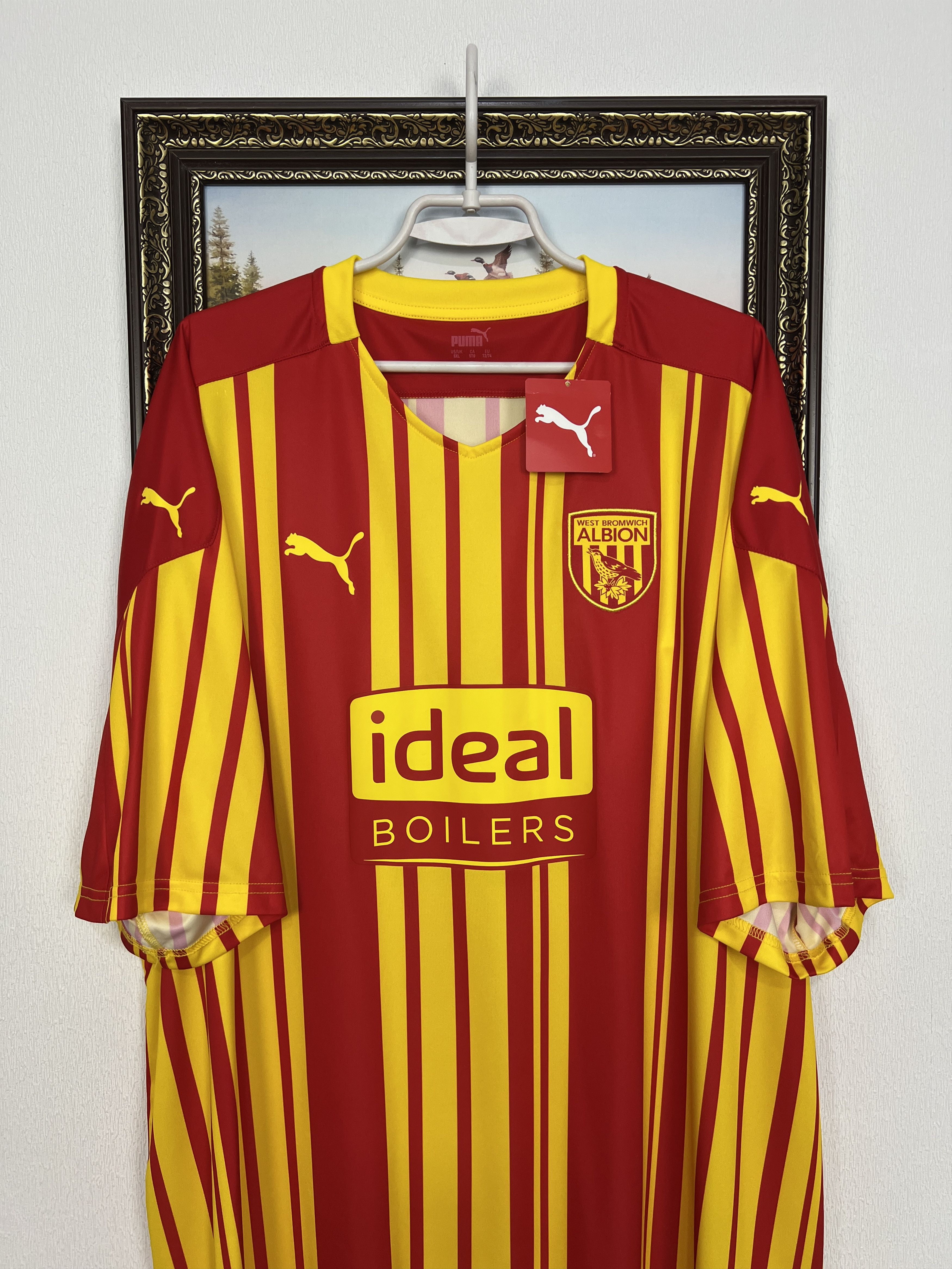 Puma West Bromwich Albion football shirt Soccer Jersey Trikot 5XL Size US XXL / EU 58 / 5 - 2 Thumbnail