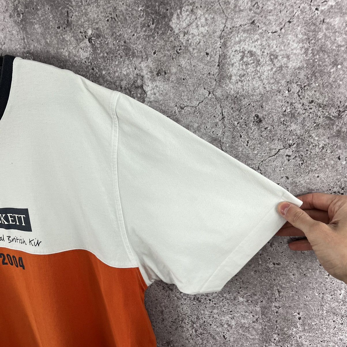 Hackett × Vintage Hackett London T-Shirt Big Logo White/Orange Size 2XL Size US XXL / EU 58 / 5 - 3 Thumbnail