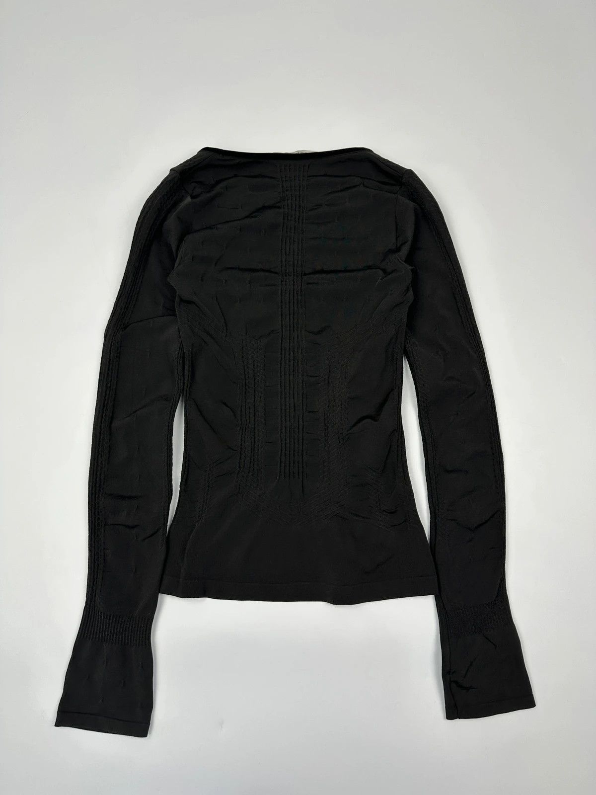Marithe + Francois Girbaud Marithé + François Girbaud Stretch Fitted Black Longsleeves Size S / US 4 / IT 40 - 12 Thumbnail