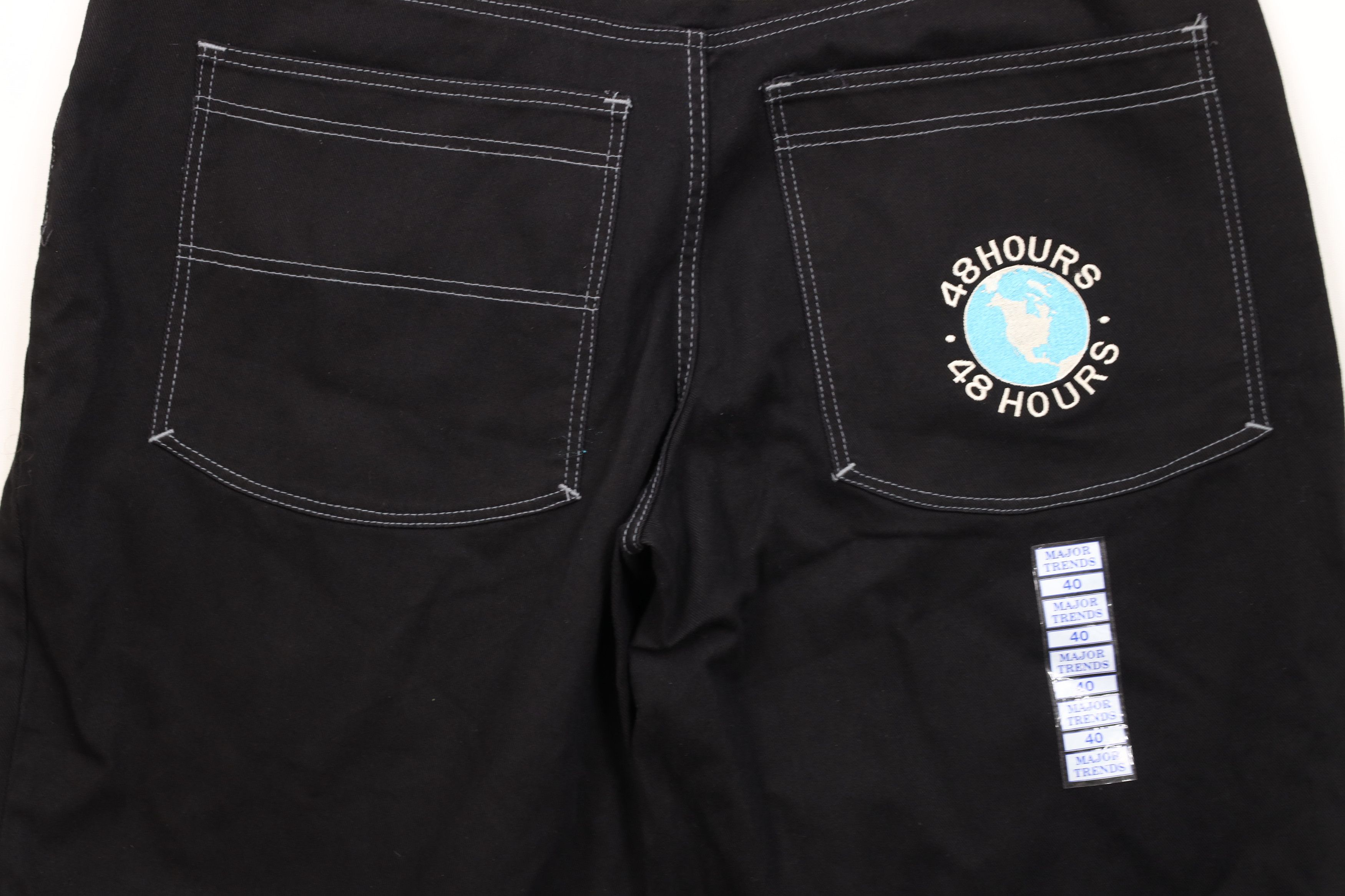 Vintage Deadstock Vintage 90s Streetwear Baggy Fit Denim Shorts Size US 40 / EU 56 - 12 Thumbnail