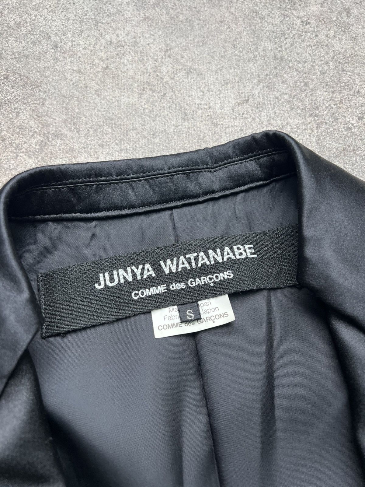 Comme des Garcons Junya Watanabe Comme des garcons black cropped blazer Size S / US 4 / IT 40 - 6 Thumbnail
