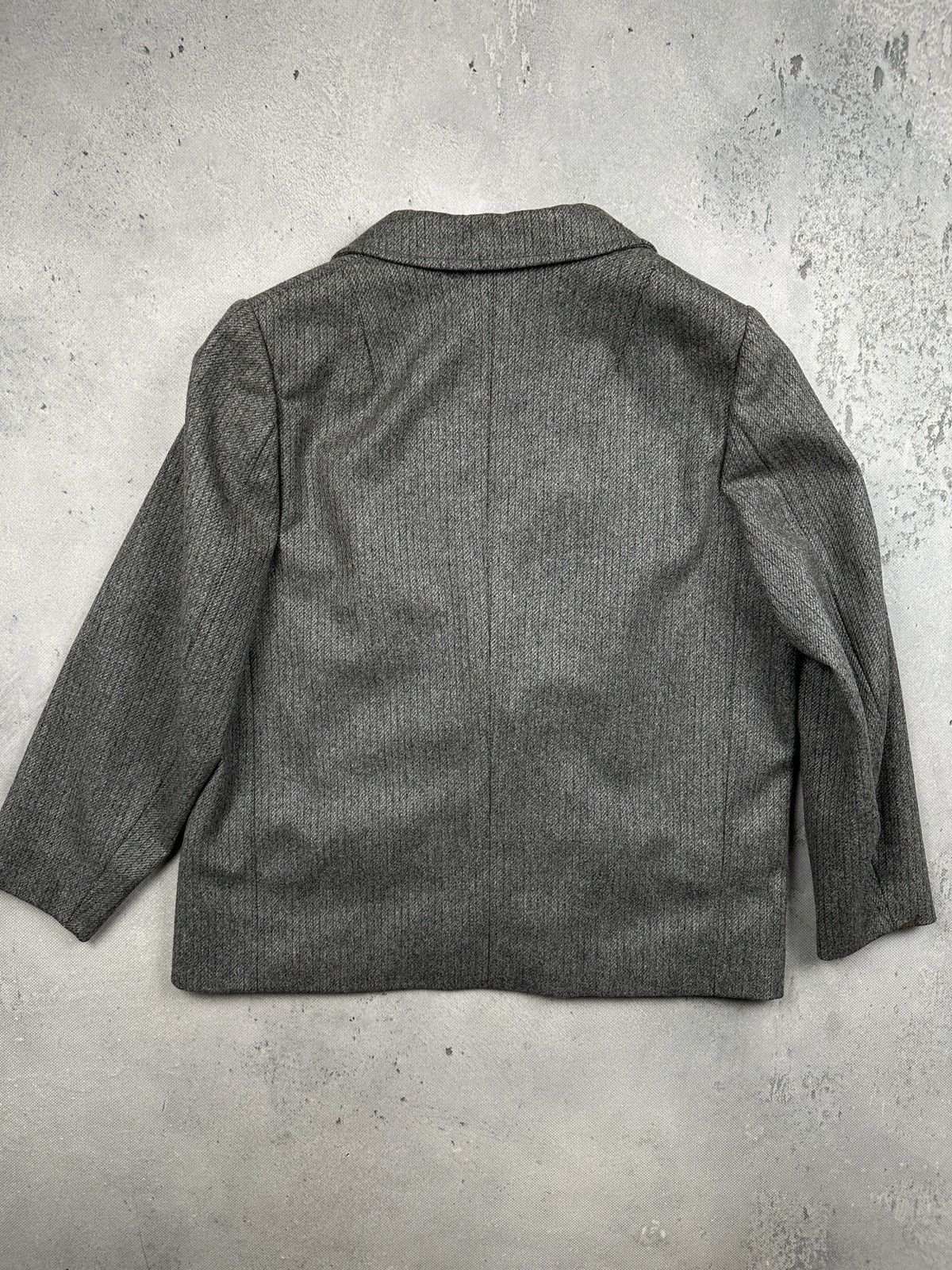 Ermenegildo Zegna Vintage Zegna Wool Blazer Grey Tailored Classic Minimalist Size XL / US 12-14 / IT 48-50 - 2 Thumbnail