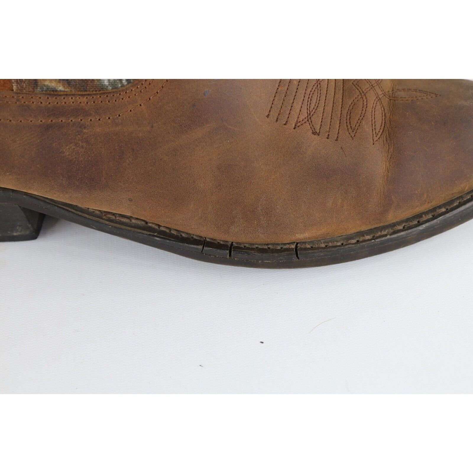 Vintage Vintage Laredo Distressed Leather Camouflage Cowboy Boots Size US 13 / EU 46 - 5 Thumbnail