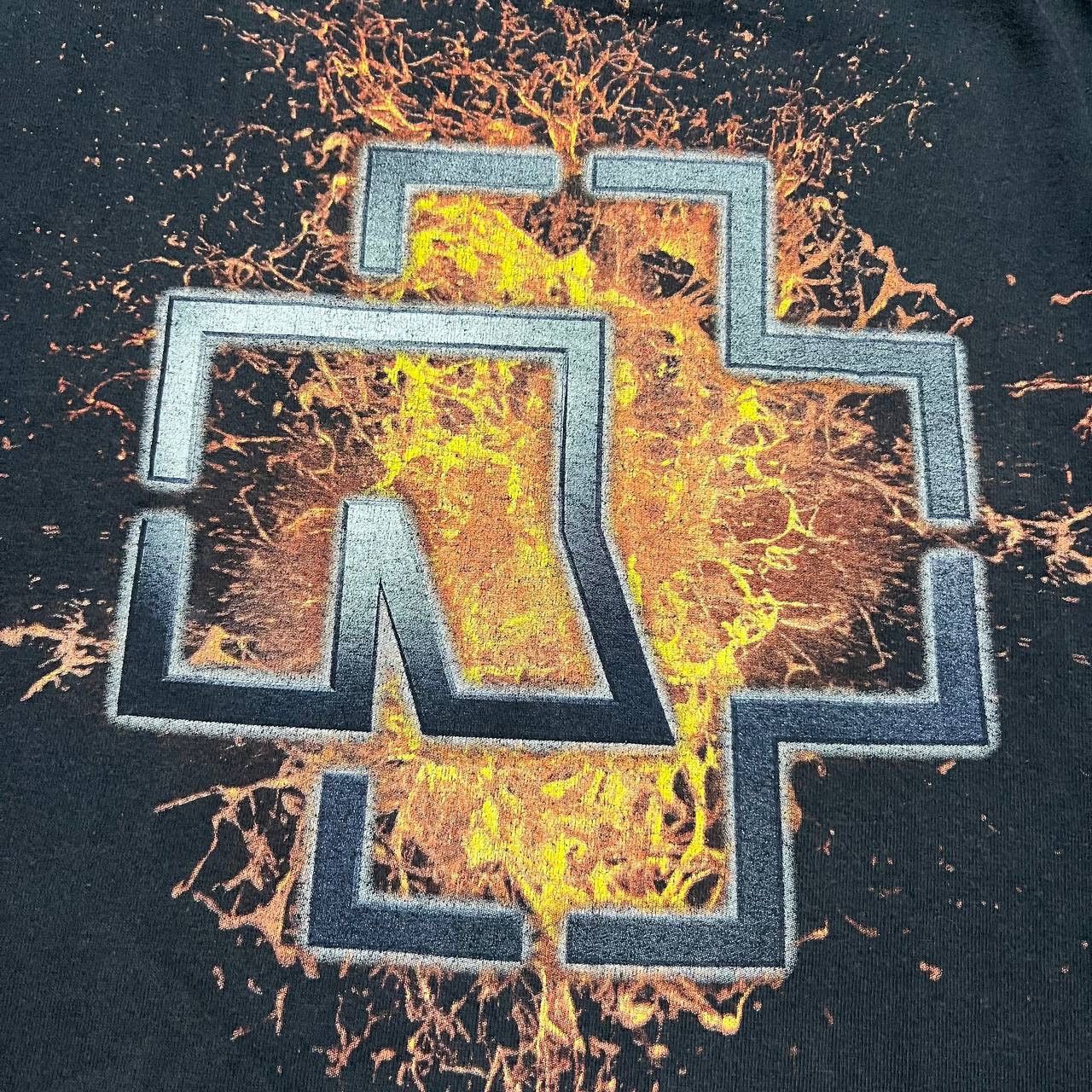 Vintage Rammstein T-Shirt Vintage Merch Fruit of the loom 2000 Size US XL / EU 56 / 4 - 5 Thumbnail