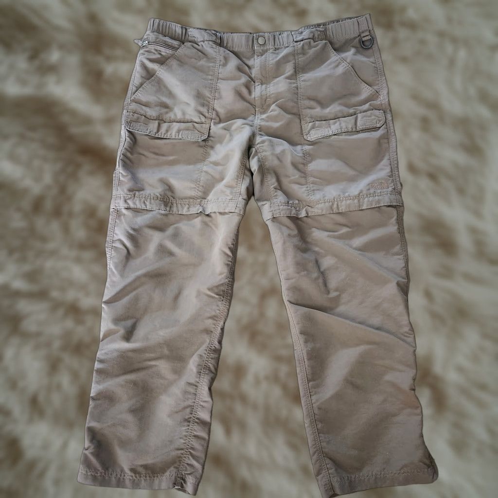 The North Face North Face Convertible Pants Mens 2XL 44x32 Green Zip Off Legs Fishing Hiking Cargo Breathable Quick Dry Outdoor Mens Size US 39 - 1 Thumbnail