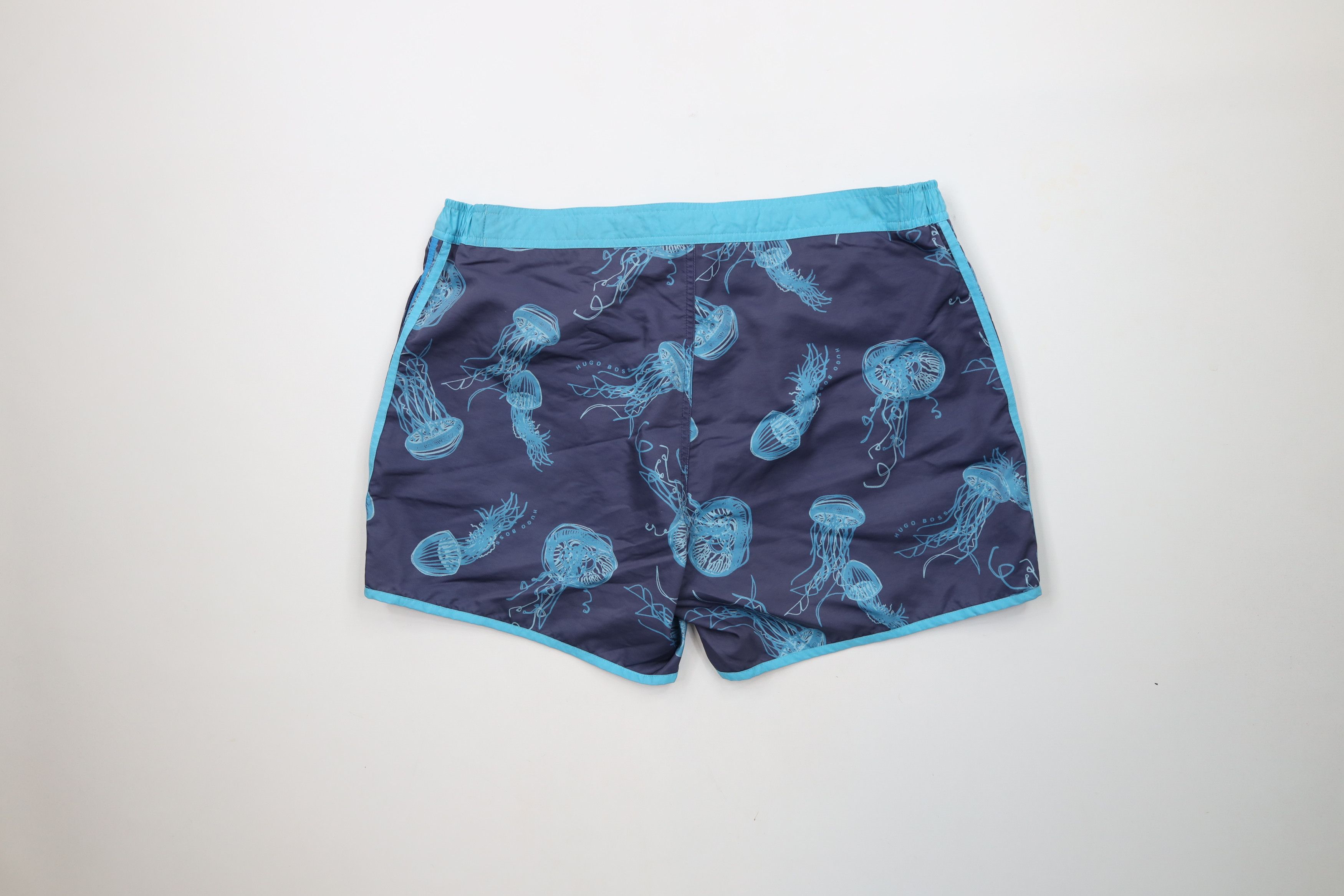 Hugo Boss × Vintage Hugo Boss All Over Print Above Knee Lined Swim Trunks Shorts Size US 36 / EU 52 - 11 Thumbnail